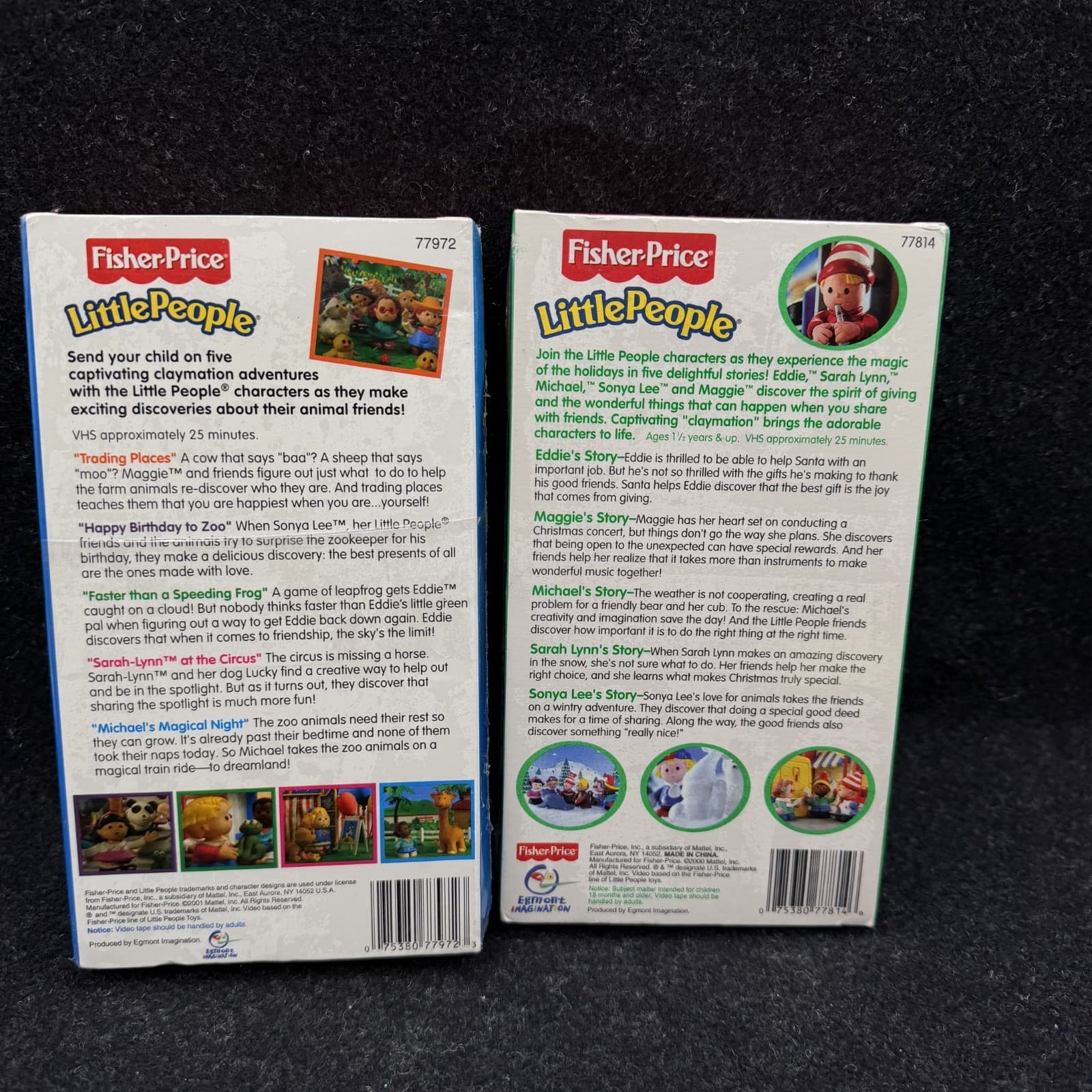 Fisher Price Little People VHS [Lot of 2] Egmont Imagination - Brand New/Sealed - Thumbnail 4