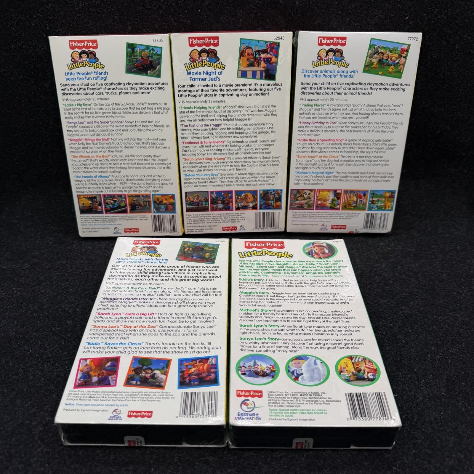 NEW Fisher Price Little People VHS Video Tape Lot Of 5 - Thumbnail 10