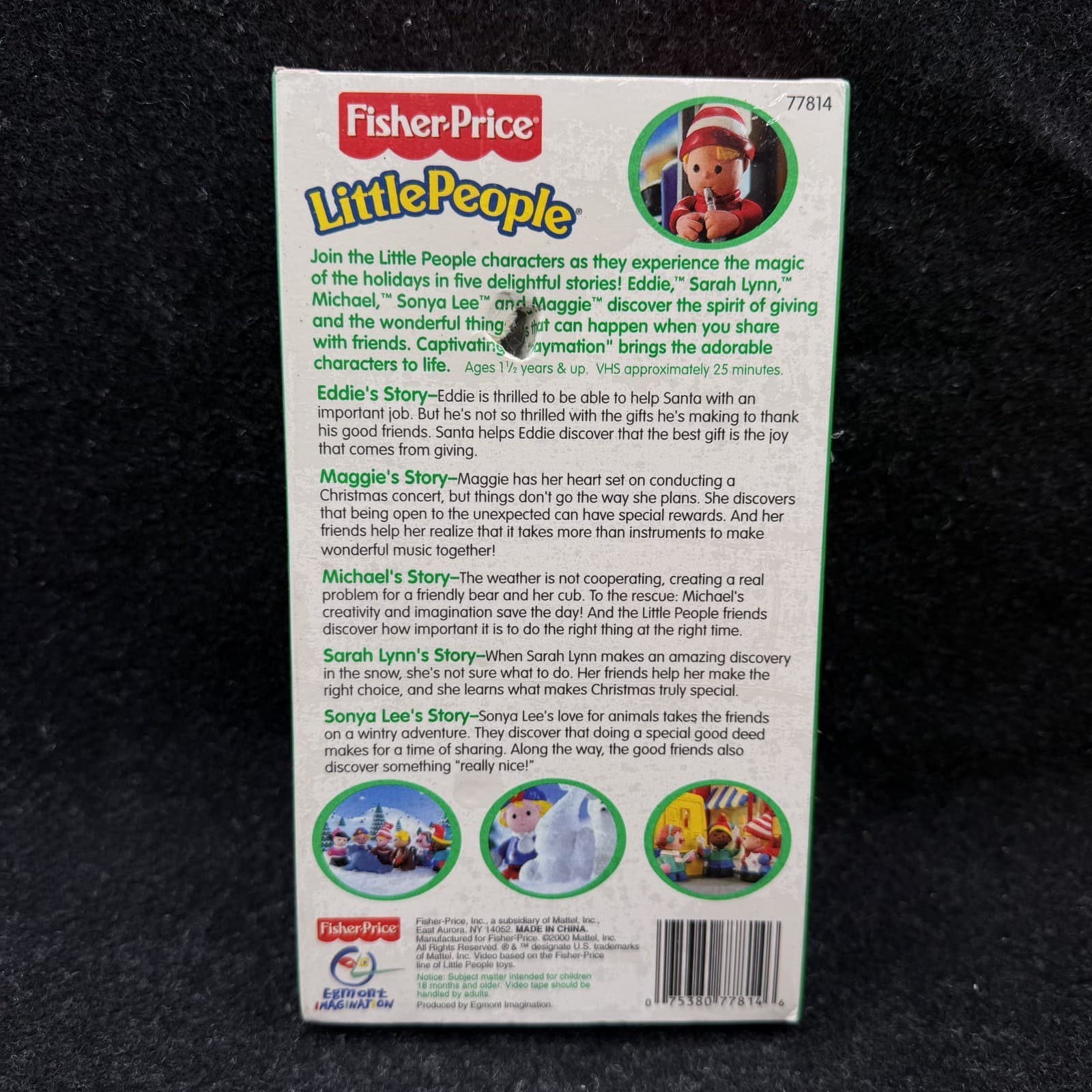 Fisher Price Little People Volume 2 - Christmas Discoveries (VHS, 2000) - Thumbnail 8