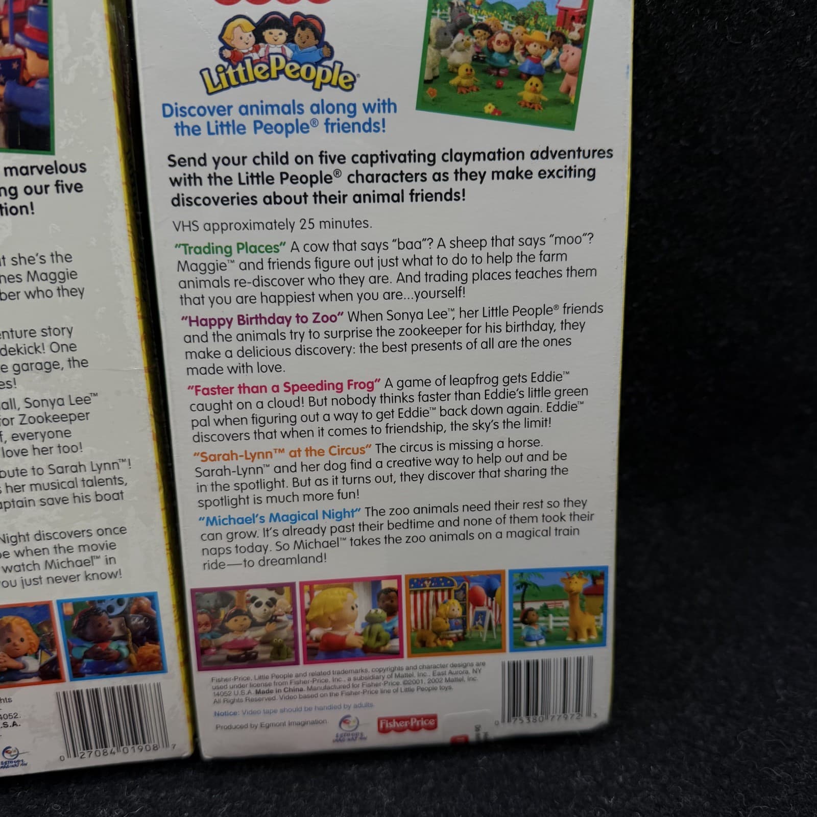NEW Fisher Price Little People VHS Video Tape Lot Of 5 - Thumbnail 7