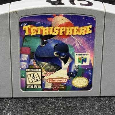 Tetrisphere (Nintendo 64 N64) Tested - Authentic - Thumbnail 4