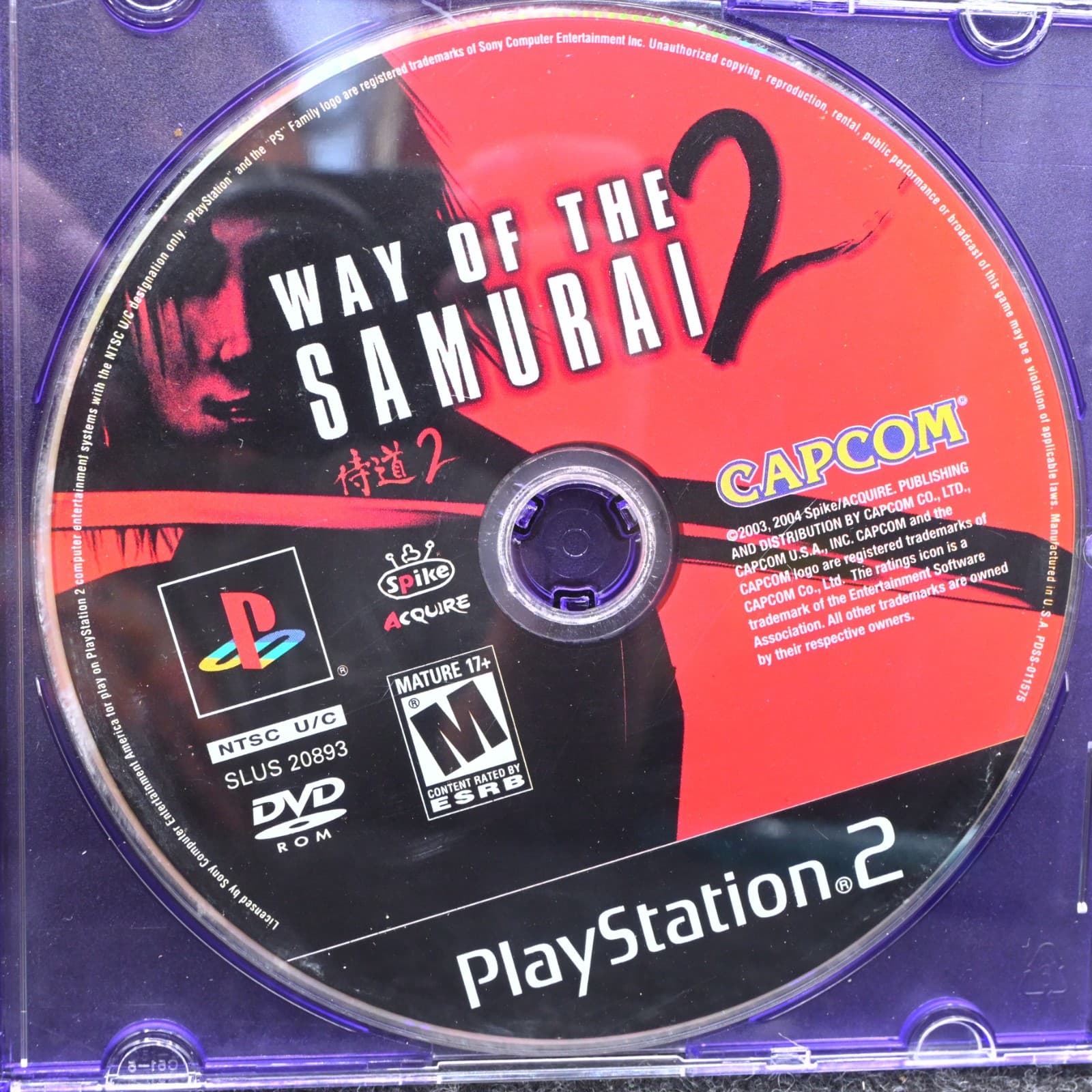 Way of the Samurai 2 (Sony PlayStation 2, 2004) PS2 Disc Only - Tested! - Thumbnail 2