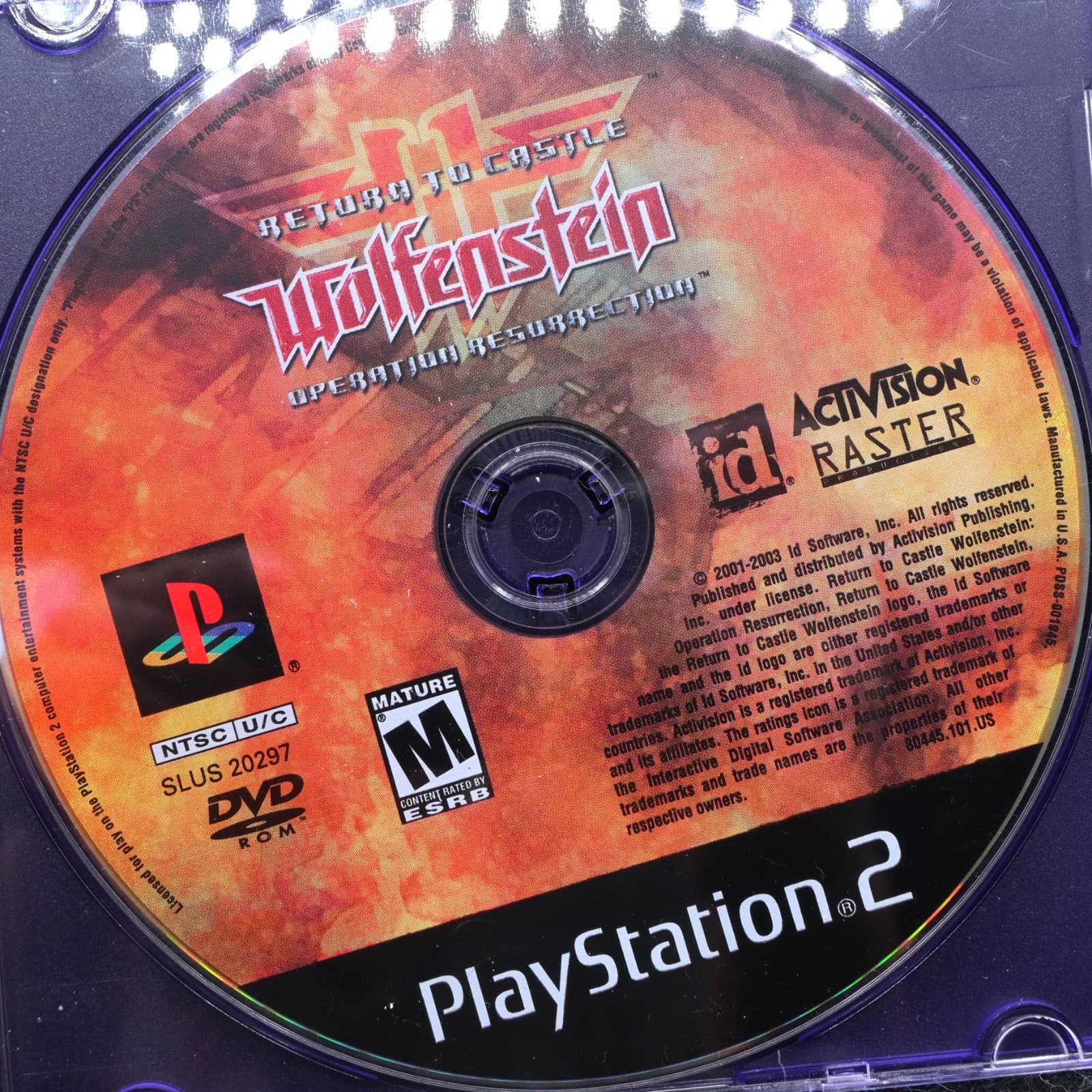 Return to Castle Wolfenstein: Operation Resurrection PS2 PlayStation 2 - Tested - Thumbnail 2