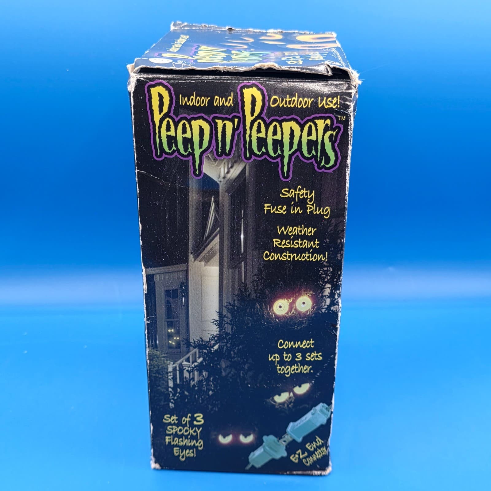Peep N Peepers 3 PAIR of Spooky Flashing Eyes 2000 Mystic Industries Halloween - Thumbnail 4