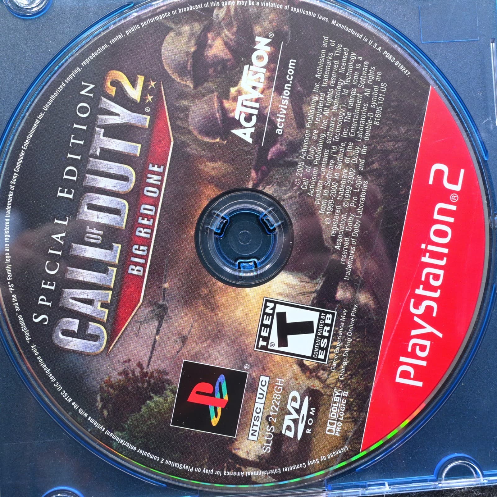 Call of Duty 2: Big Red One Special Edition Greatest Hits (PlayStation 2, 2006) - Thumbnail 2