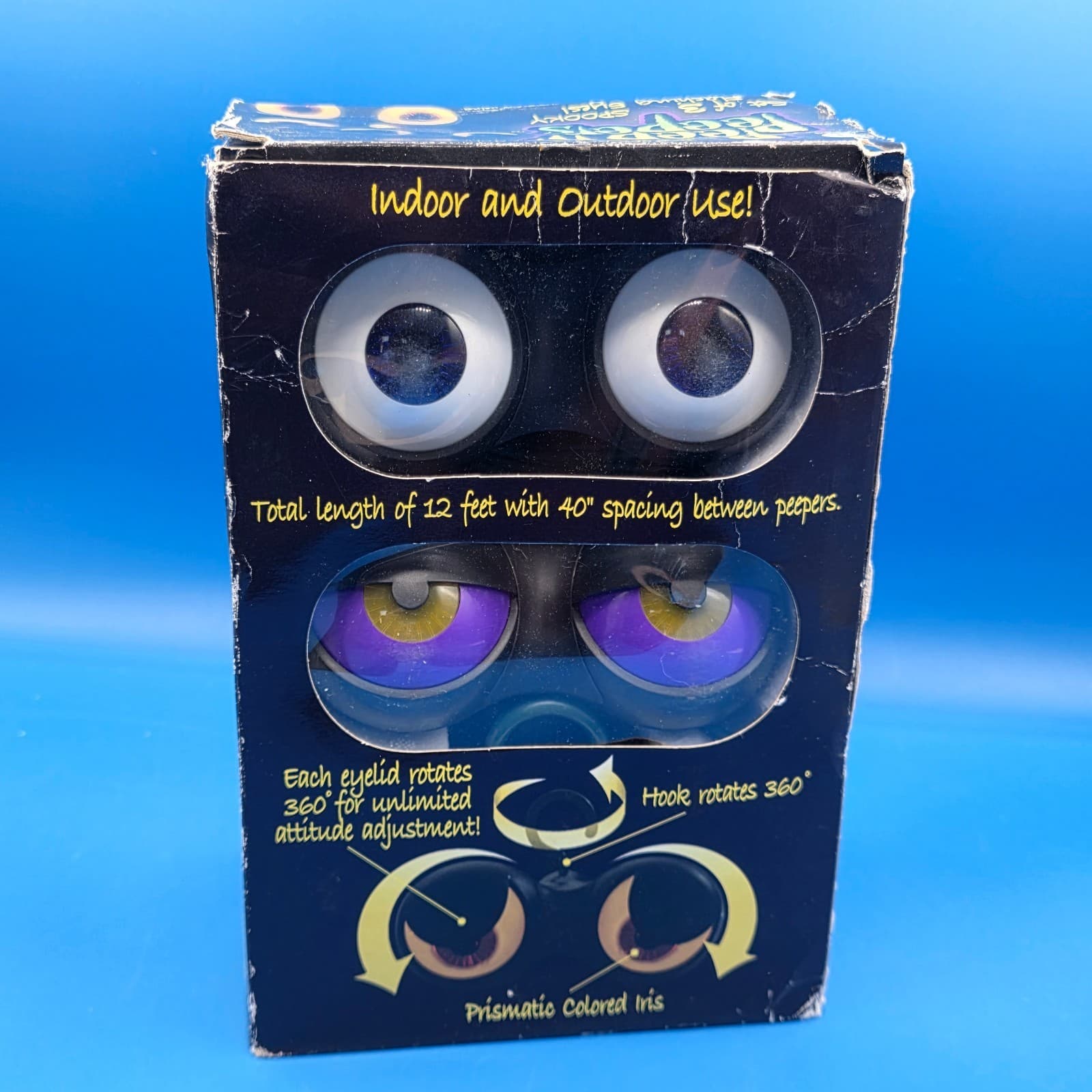 Peep N Peepers 3 PAIR of Spooky Flashing Eyes 2000 Mystic Industries Halloween - Thumbnail 3