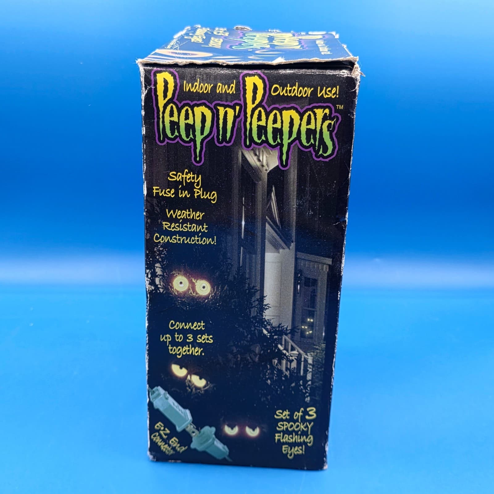 Peep N Peepers 3 PAIR of Spooky Flashing Eyes 2000 Mystic Industries Halloween - Thumbnail 2