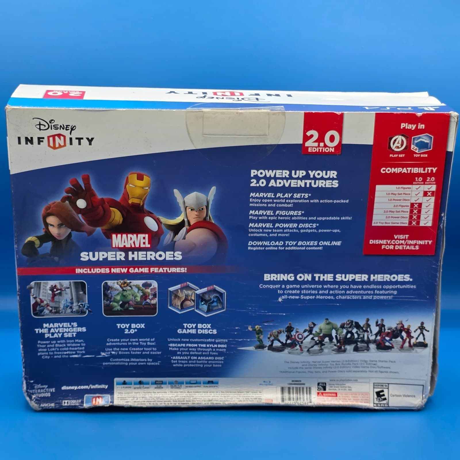 SEALED! Disney Infinity Marvel Super Heroes 2.0 Edition Starter Pack (PS4) New - Thumbnail 5