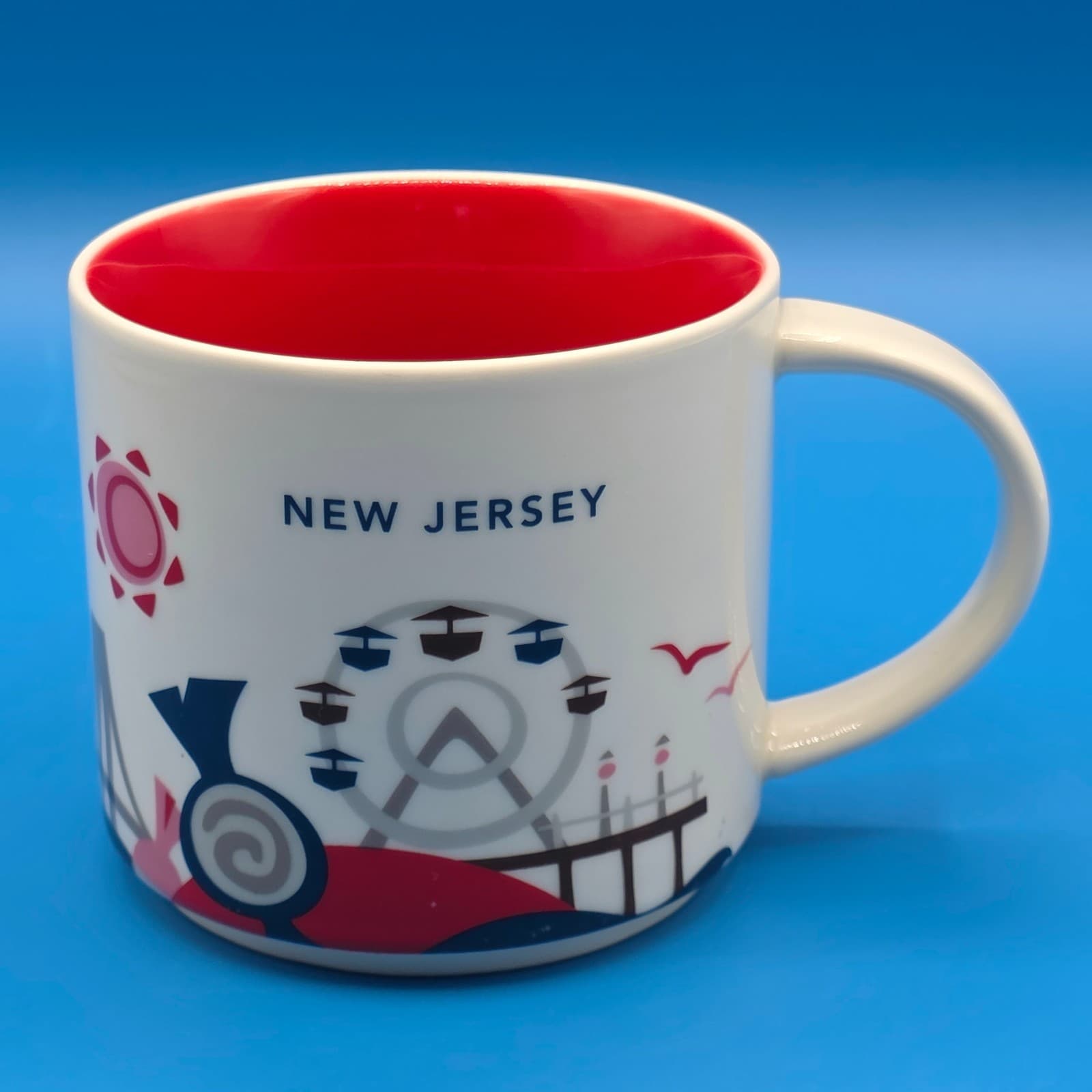 STARBUCKS New Jersey State Mug Collectible Coffee Cup You Are Here Collection