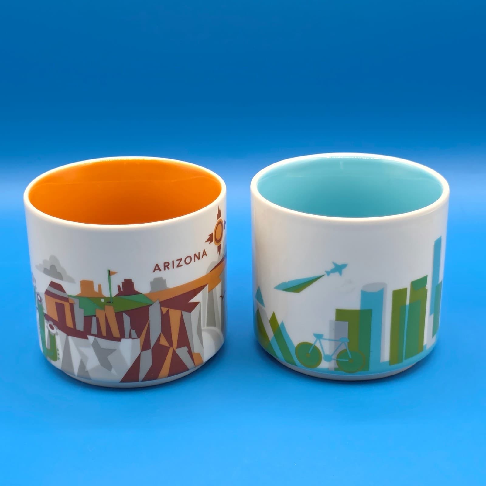 Starbucks Seattle & Arizona You Are Here Collection Series 14oz Coffee Mug Cup - Thumbnail 3