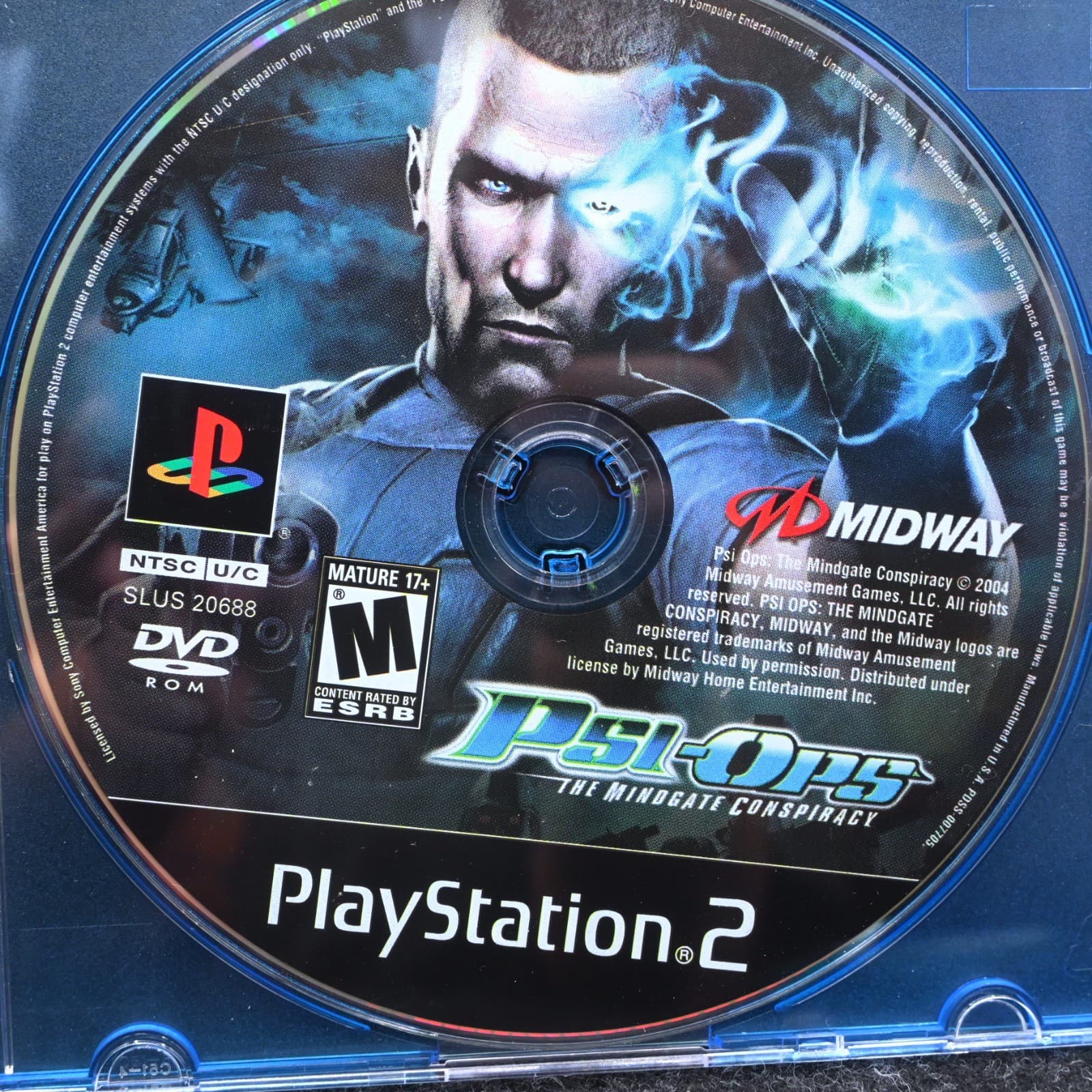 psi-ops: the mindgate conspiracy ps2: disk only, GA tracked shipping. - Thumbnail 2