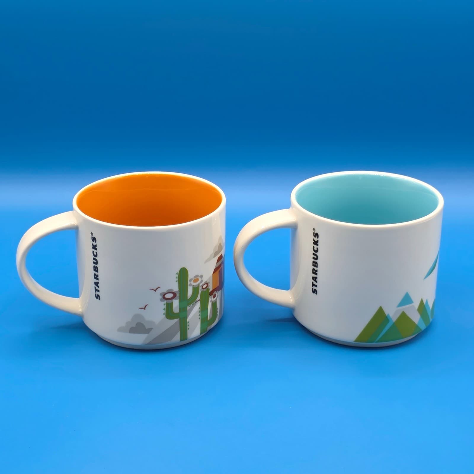 Starbucks Seattle & Arizona You Are Here Collection Series 14oz Coffee Mug Cup - Thumbnail 2