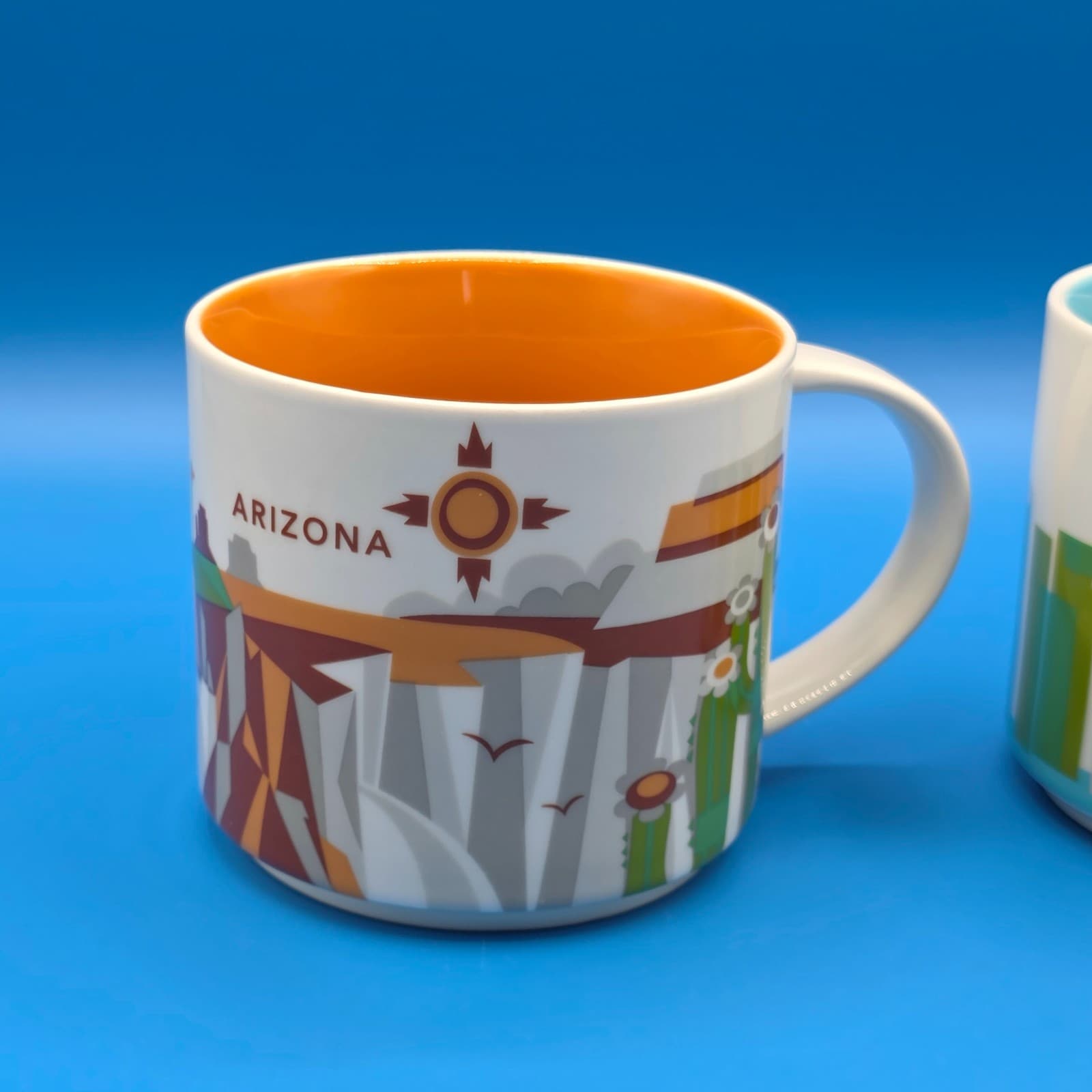 Starbucks Seattle & Arizona You Are Here Collection Series 14oz Coffee Mug Cup - Thumbnail 5
