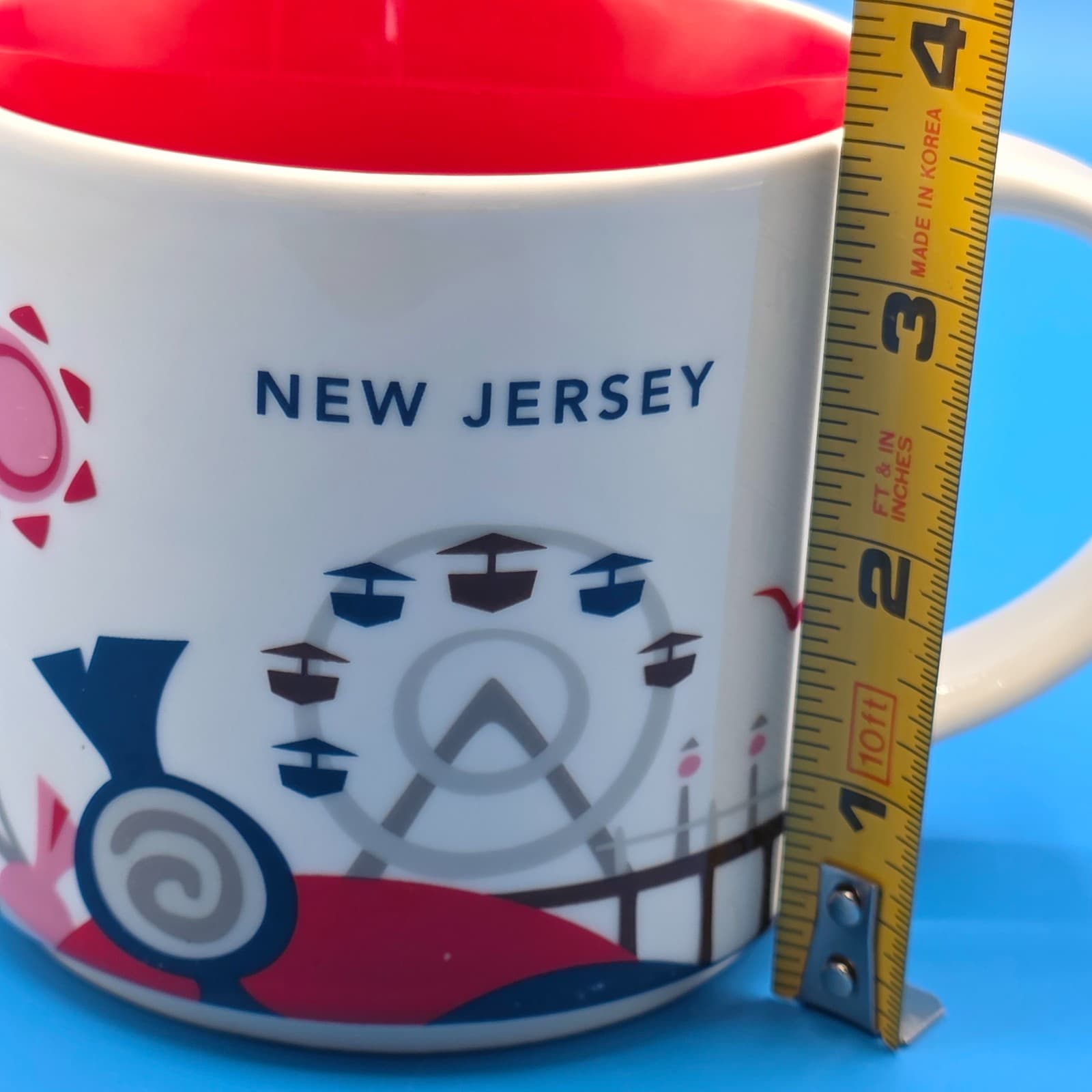 STARBUCKS New Jersey State Mug Collectible Coffee Cup You Are Here Collection - Thumbnail 7