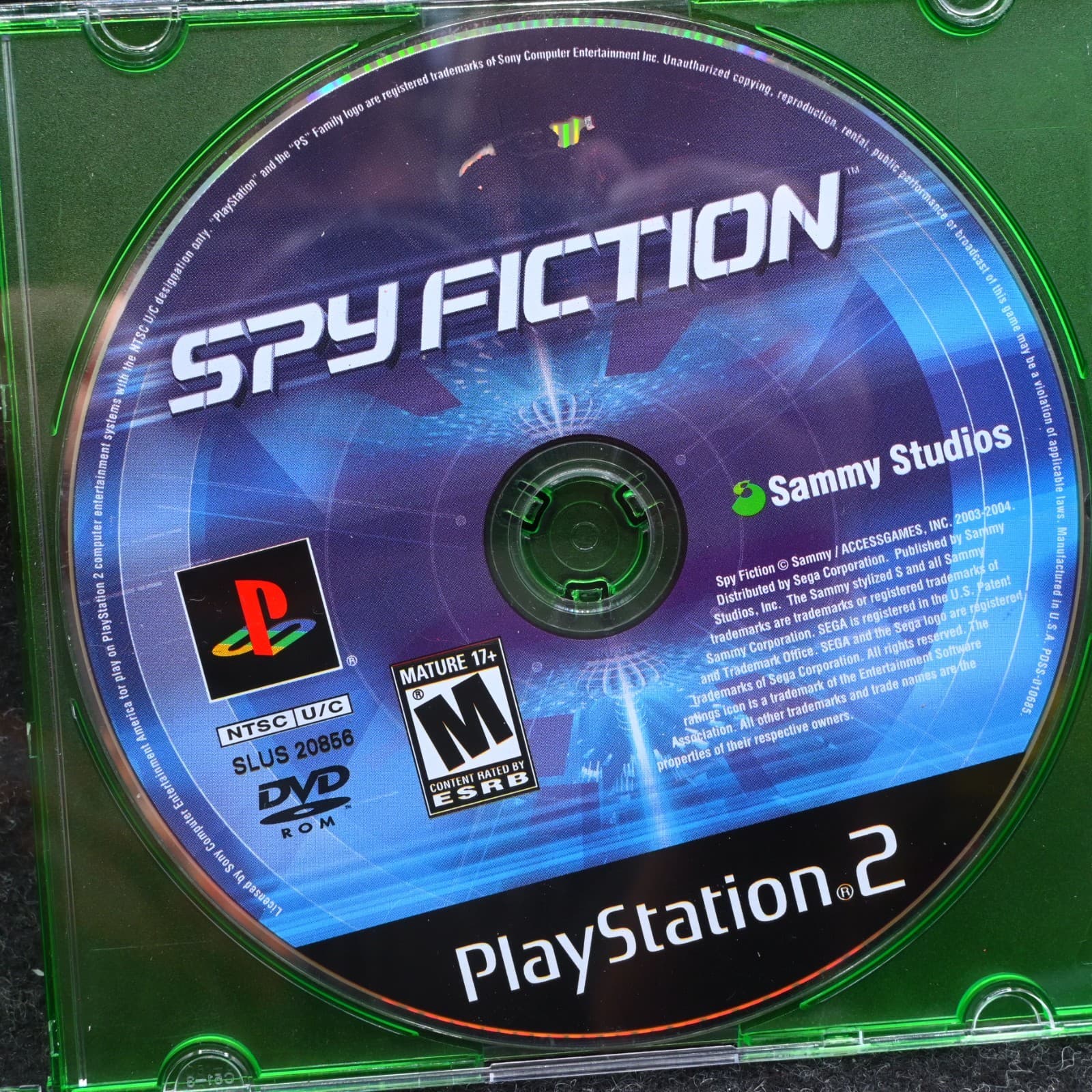 Spy Fiction PS2 (Sony PlayStation 2, 2004) Disc Only - Thumbnail 2