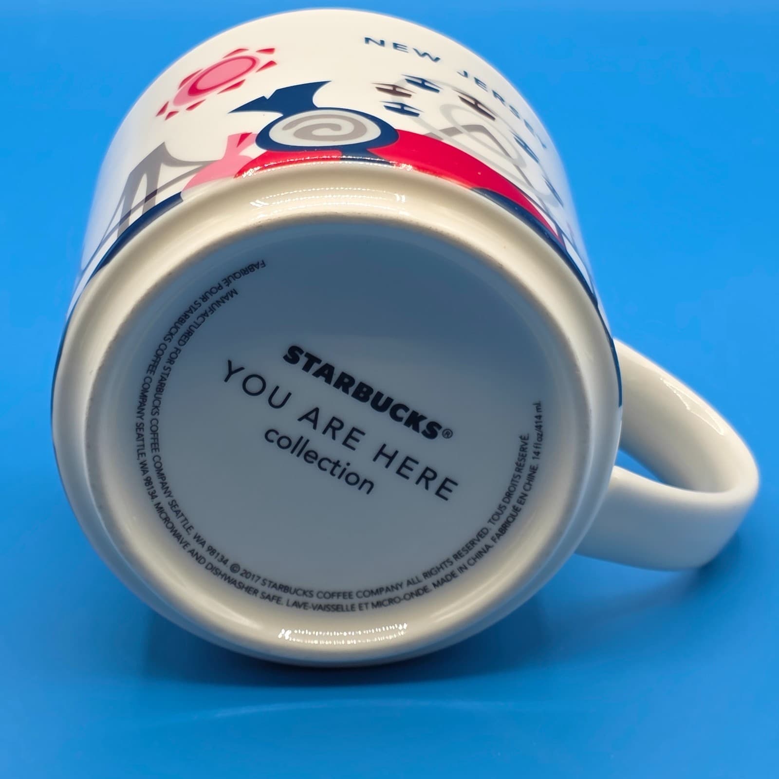 STARBUCKS New Jersey State Mug Collectible Coffee Cup You Are Here Collection - Thumbnail 6