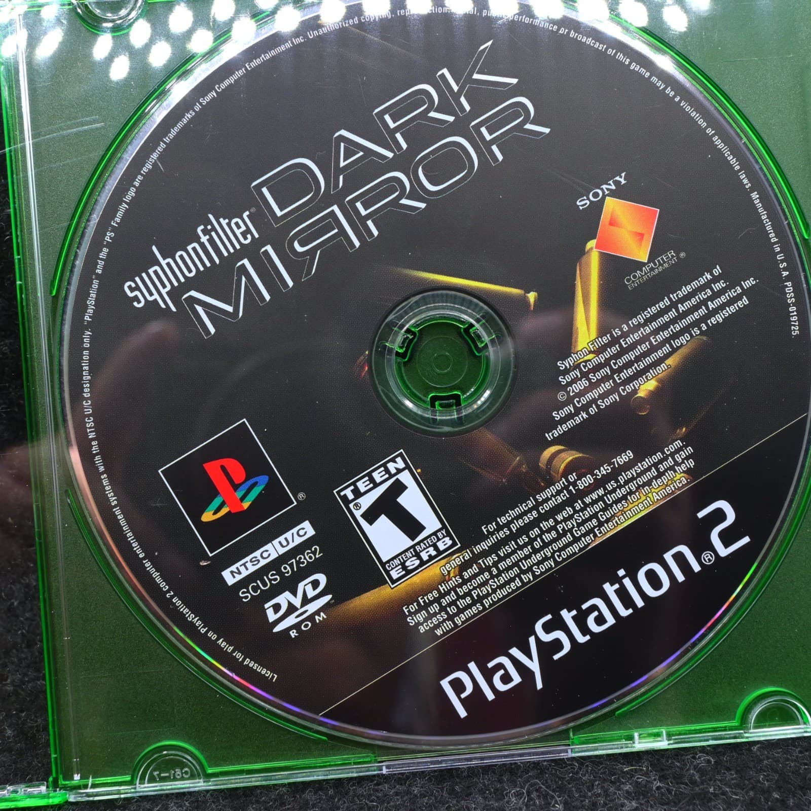 Scratch-Free - Syphon Filter Dark Mirror - Sony Playstation 2 Tested Authentic - Thumbnail 2