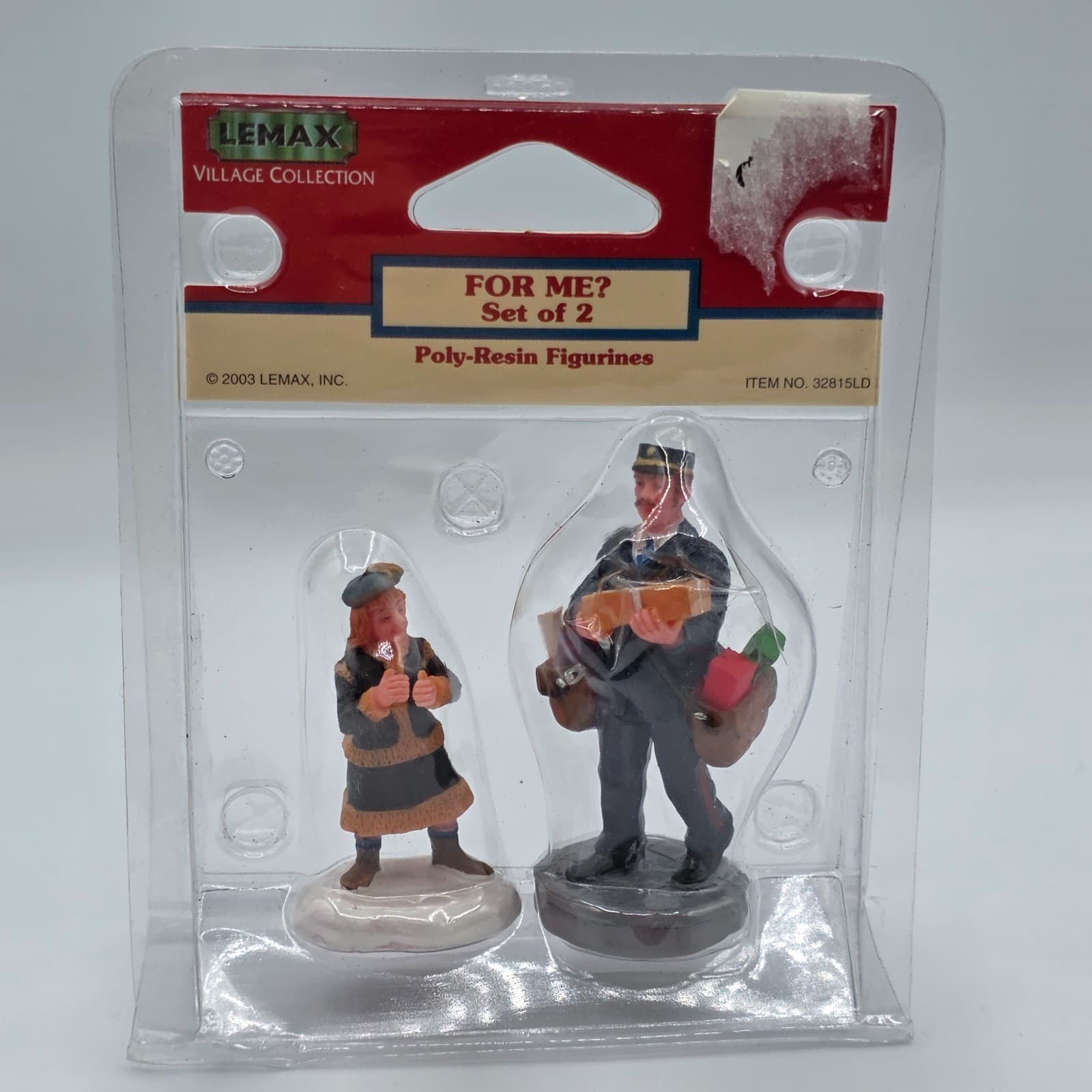 Lemax Christmas Village FOR ME SET OF 2 MAILMAN AND CHILD
