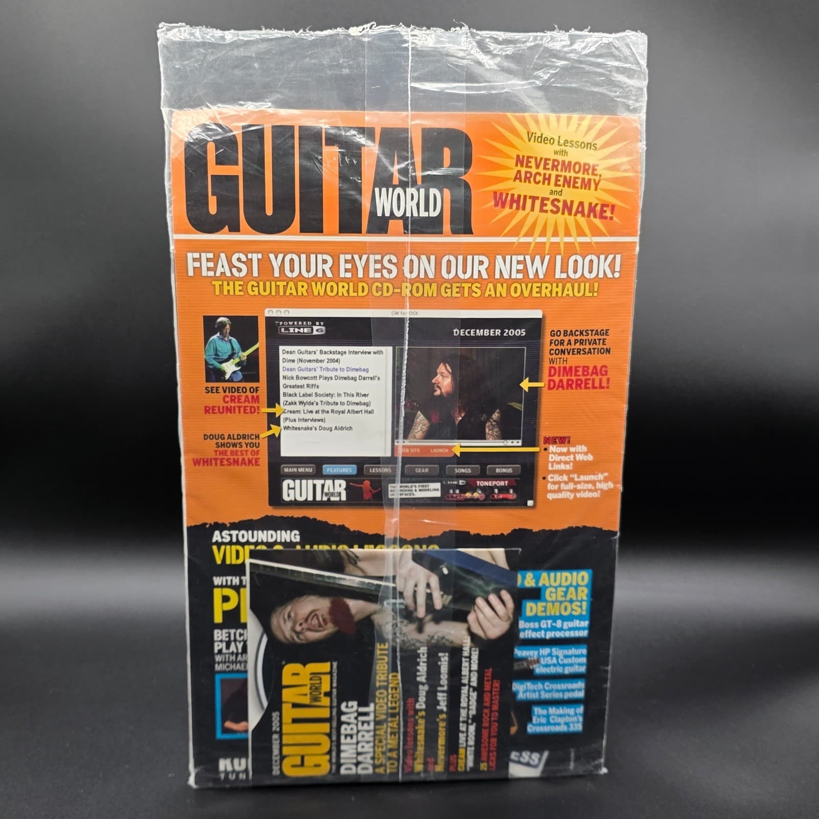 2005 Guitar World Magazine Dimebag Darrell Tribute w/ CD NEW - Thumbnail 4