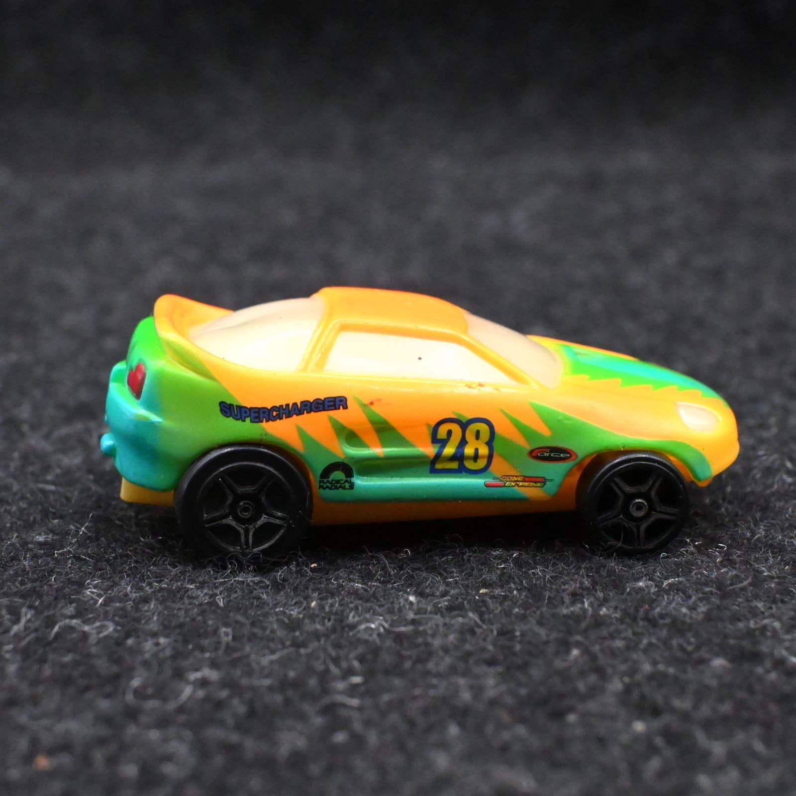 Stunt Ramp Maximum Speed Motorized Car #28 Explid with Photon Light
