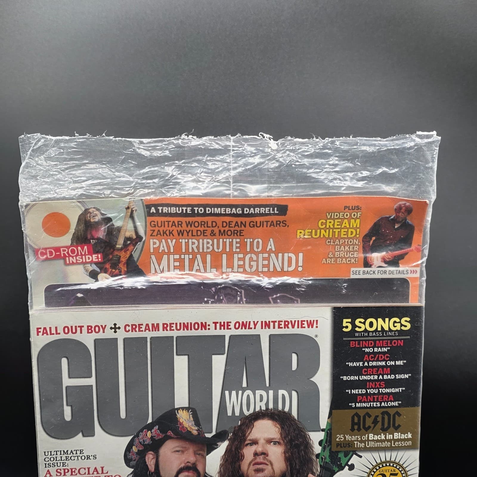 2005 Guitar World Magazine Dimebag Darrell Tribute w/ CD NEW - Thumbnail 3