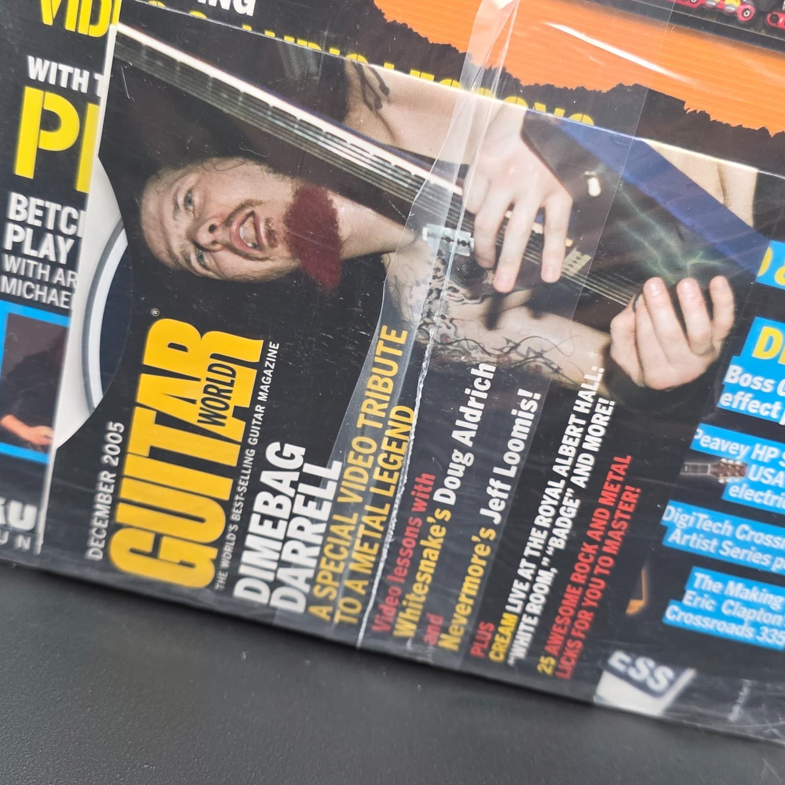 2005 Guitar World Magazine Dimebag Darrell Tribute w/ CD NEW - Thumbnail 5