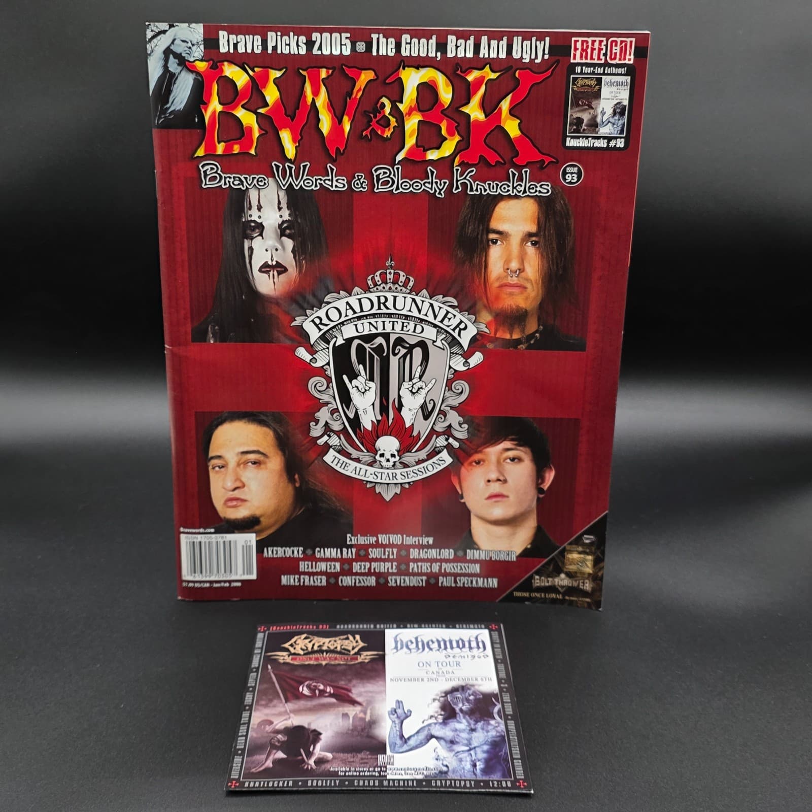 BW & BK Magazine Jan/Feb 2006 w/ CD Road Runner United
