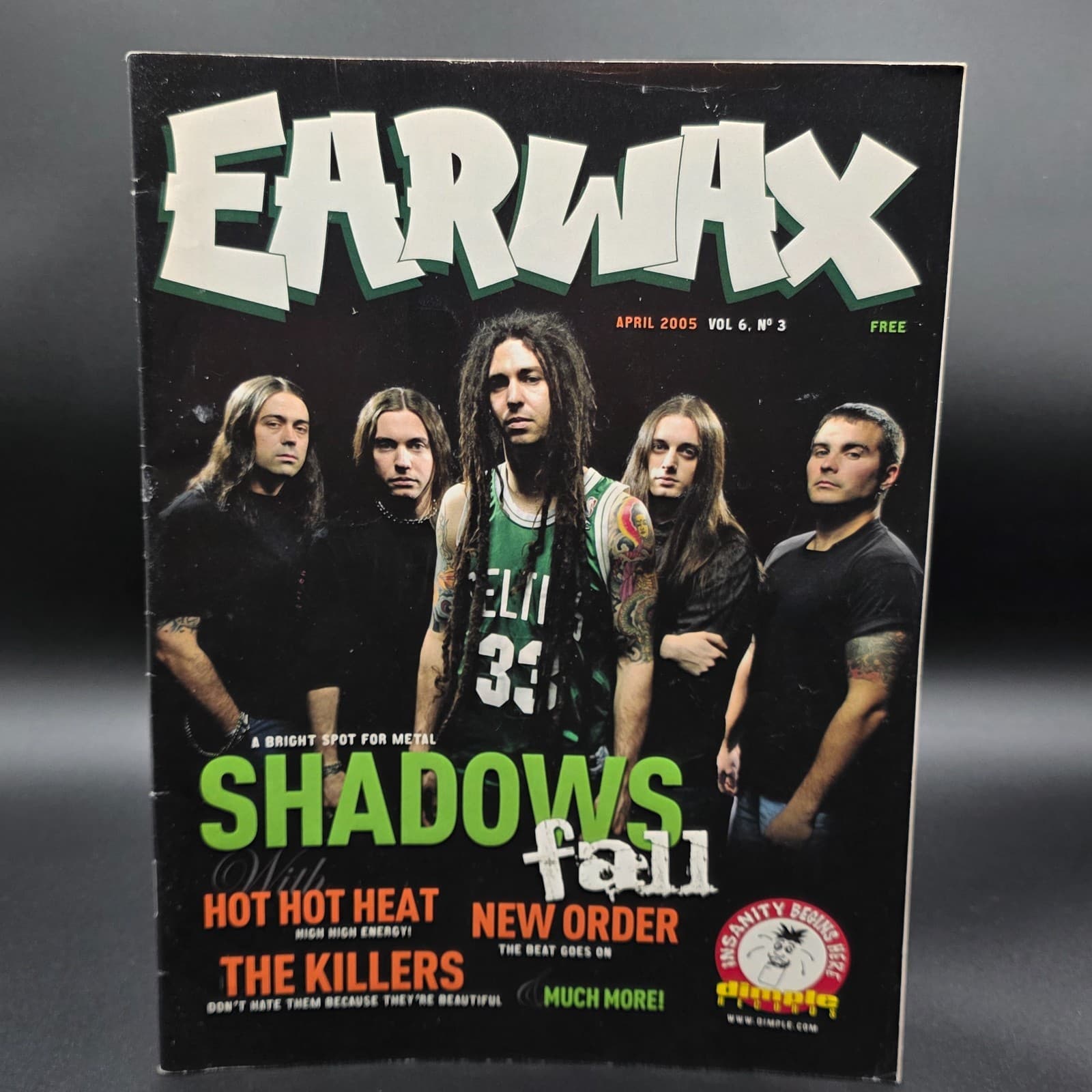 Earwax Magazine April 2005 Vol 6 No. 3 Shadows Fall