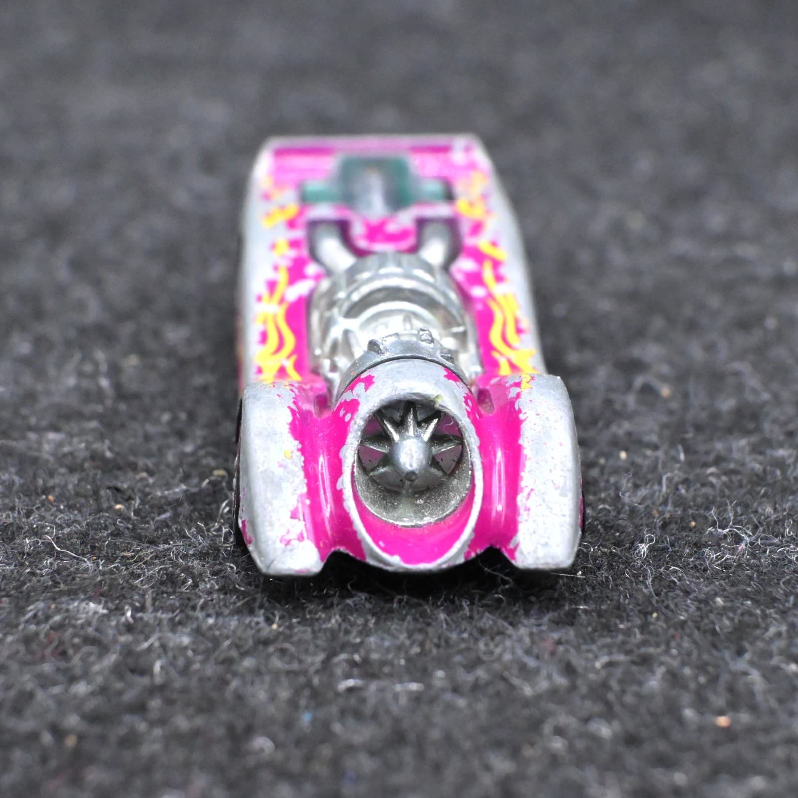 Hot Wheels Redline Jet Threat Car 1970 Plum Made In Hong Kong - Thumbnail 2