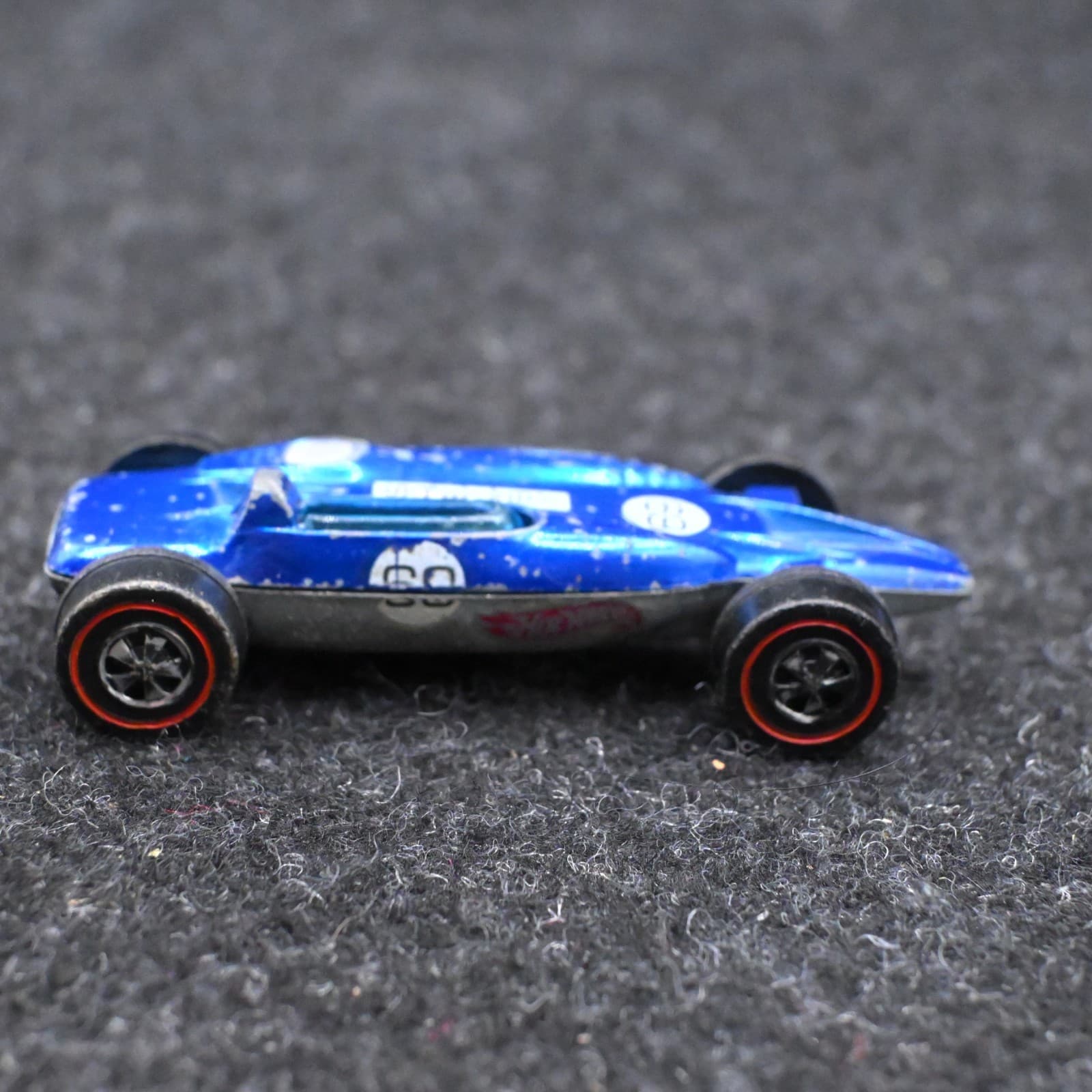 Hot Wheels Redline Shelby Turbine Blue Color 1969 Hong Kong - Thumbnail 4