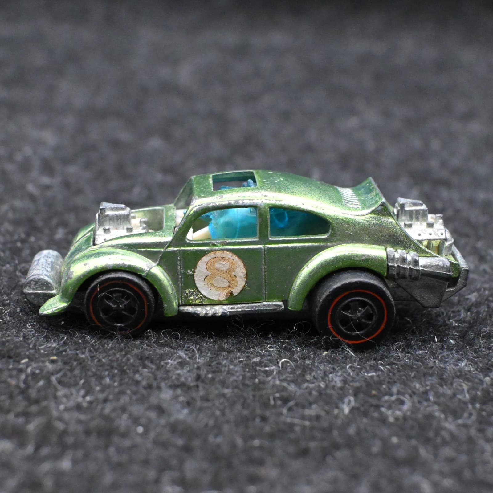 Hot Wheels Redline Evil Weevil Hong Kong 1970 Green