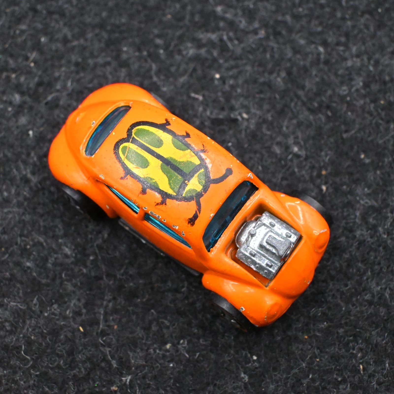 Hot Wheels Redline Wisconsin Toy Company VW Volkswagen Bug Orange Insect Roof - Thumbnail 7
