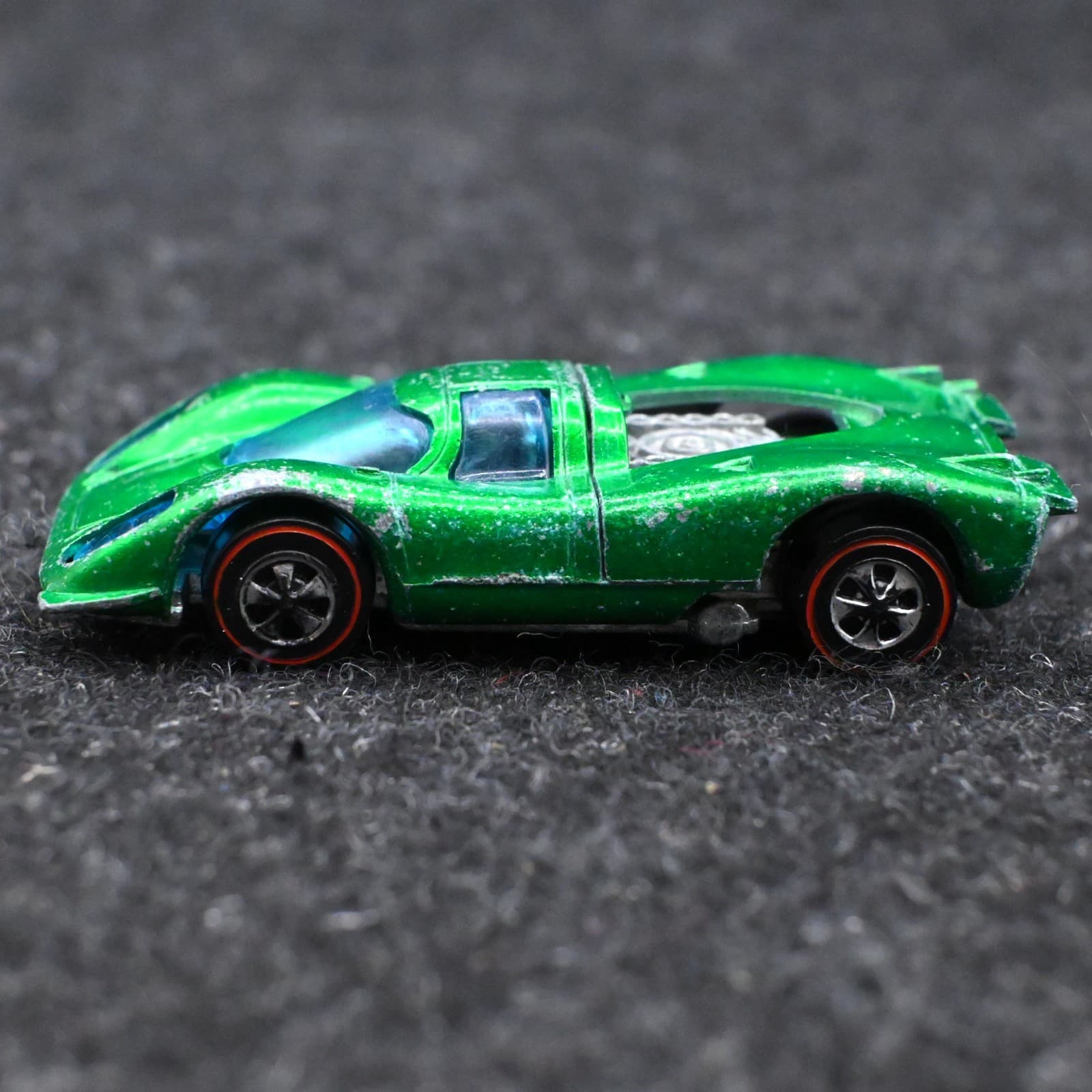 Hot Wheels Redline 1970 Porsche 917 Green Hong Kong