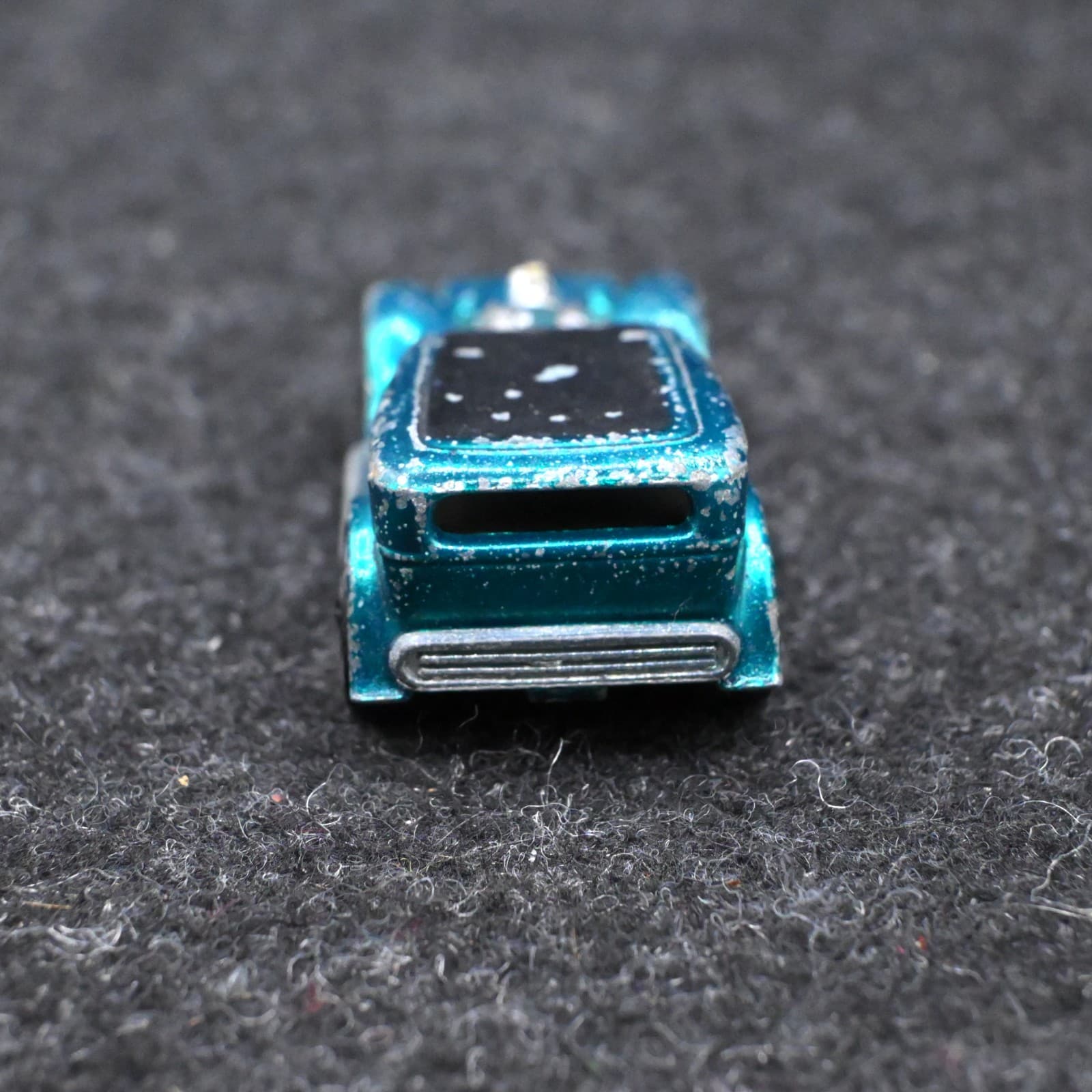 Original Hot Wheels Redline 1969 The Demon Aqua Made In Hong Kong - Thumbnail 4