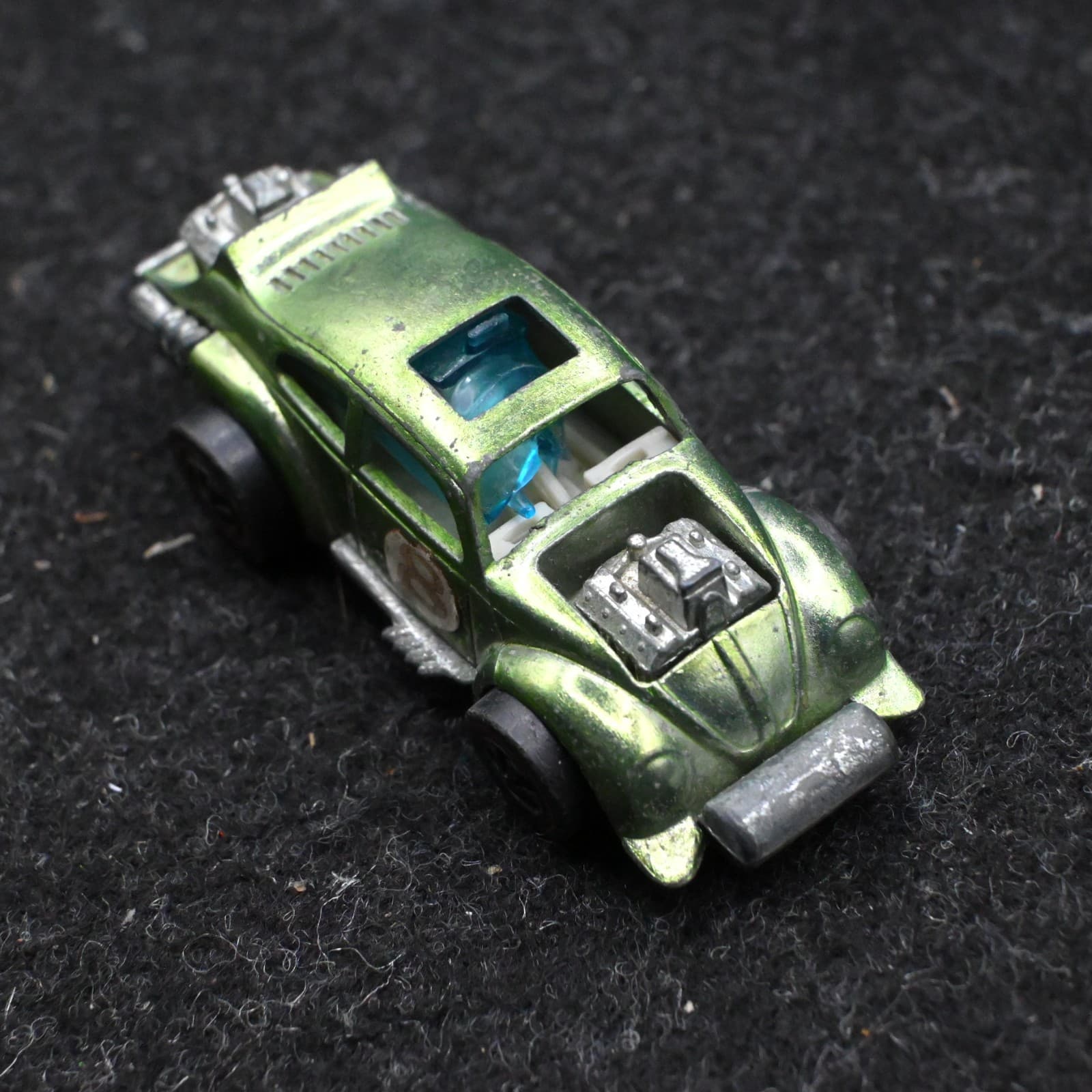 Hot Wheels Redline Evil Weevil Hong Kong 1970 Green - Thumbnail 6
