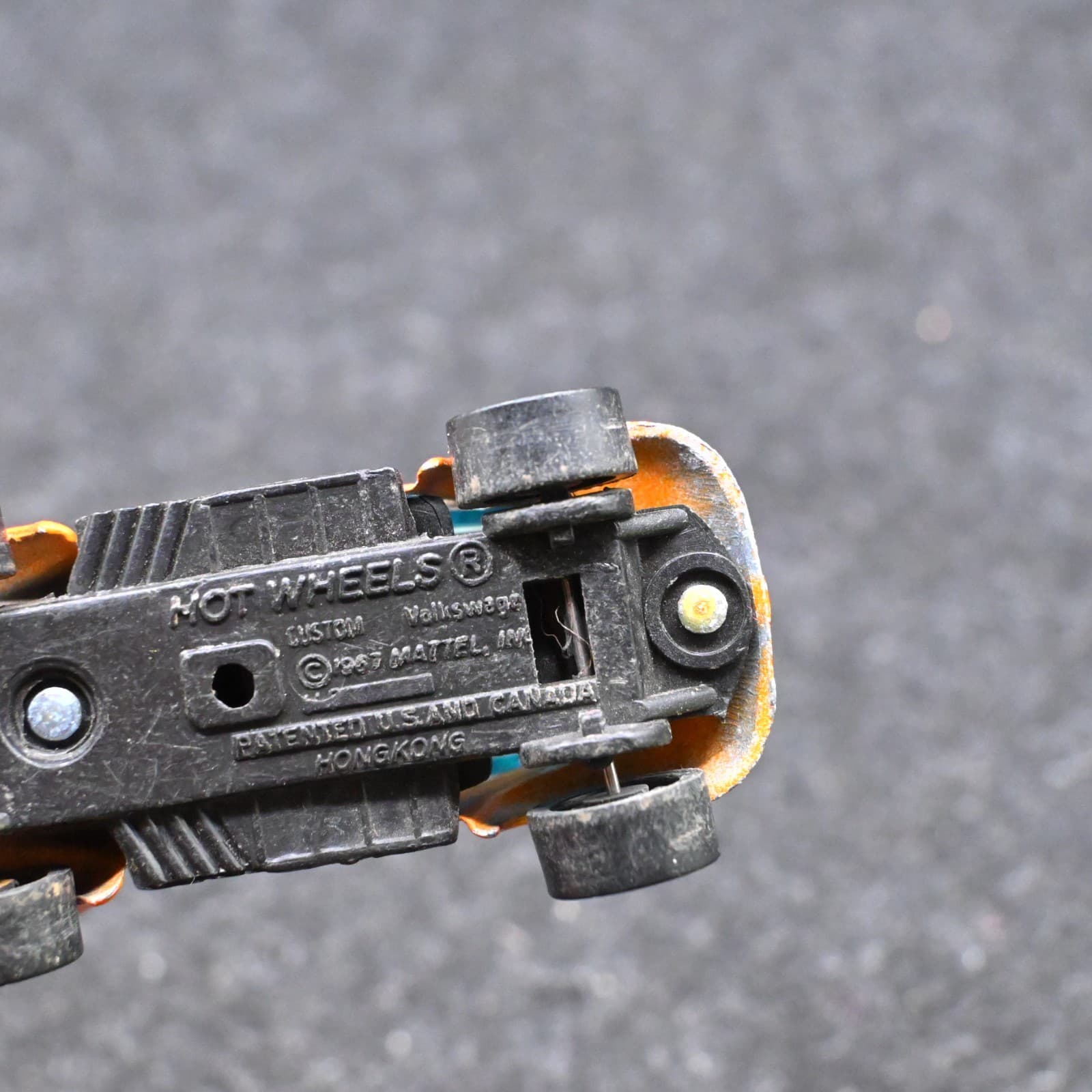 Hot Wheels Redline Wisconsin Toy Company VW Volkswagen Bug Orange Insect Roof - Thumbnail 9