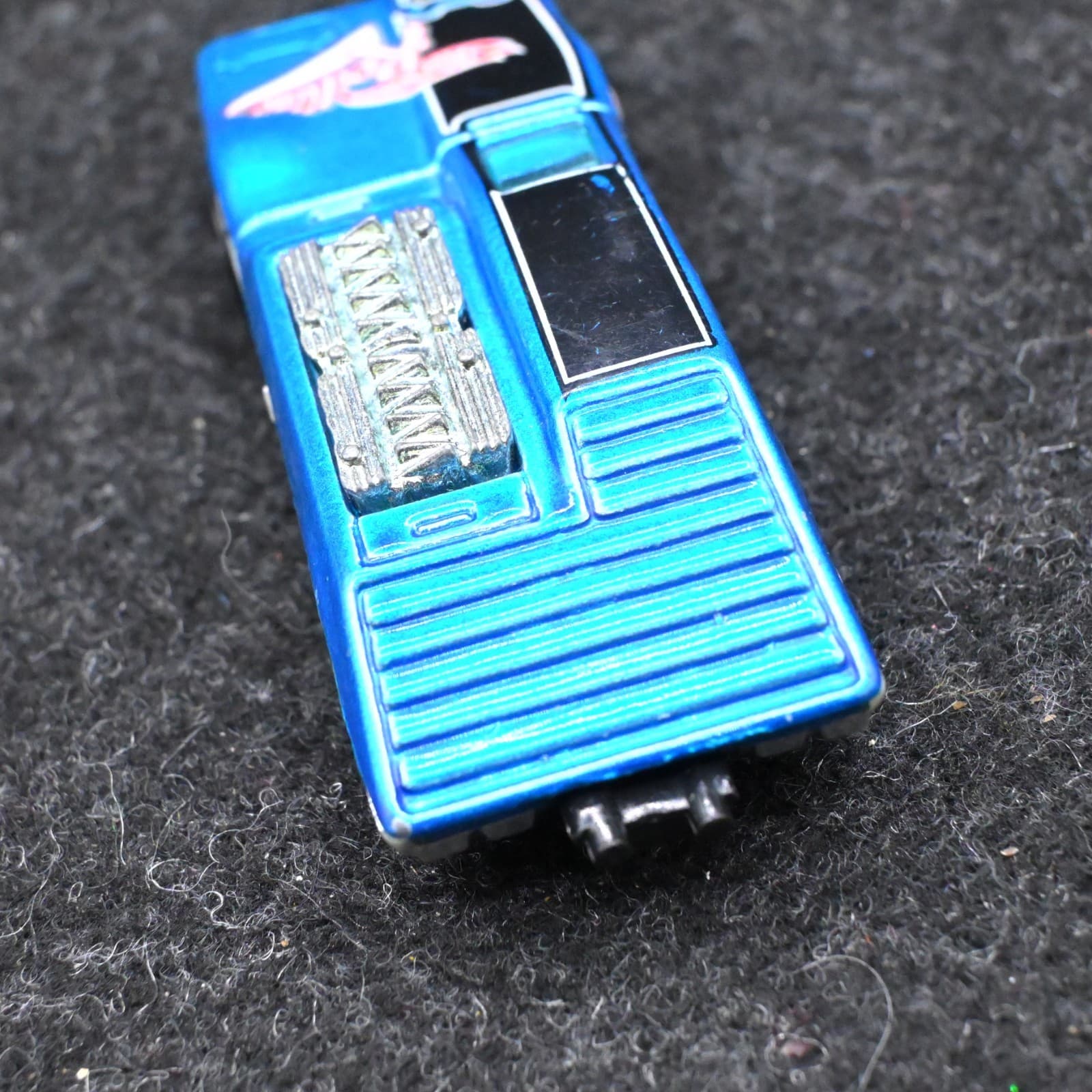 Vintage Hot Wheels Redline Malaysia Side Kick Blue 1970 Car - Thumbnail 8