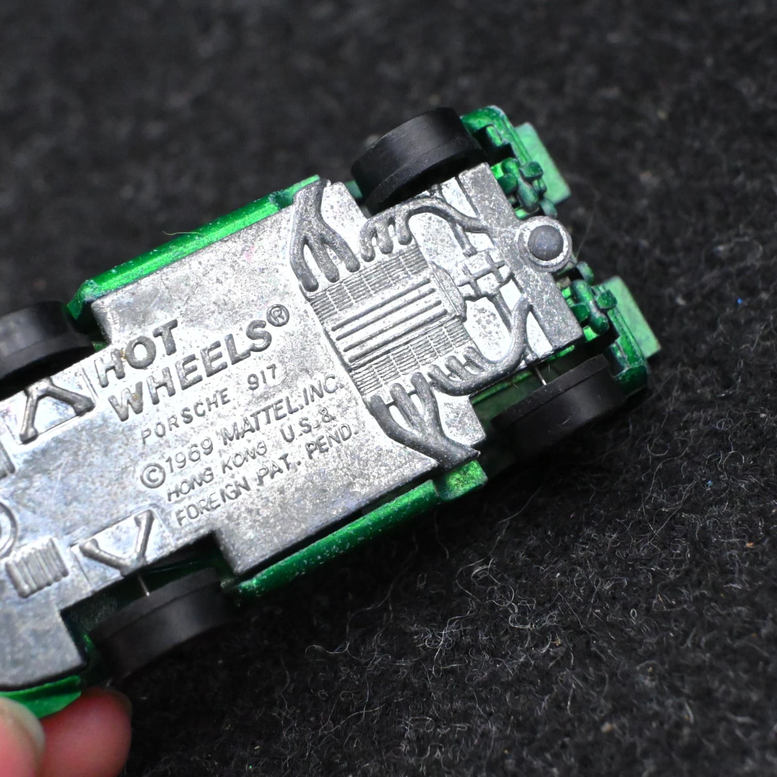 Hot Wheels Redline 1970 Porsche 917 Green Hong Kong - Thumbnail 7