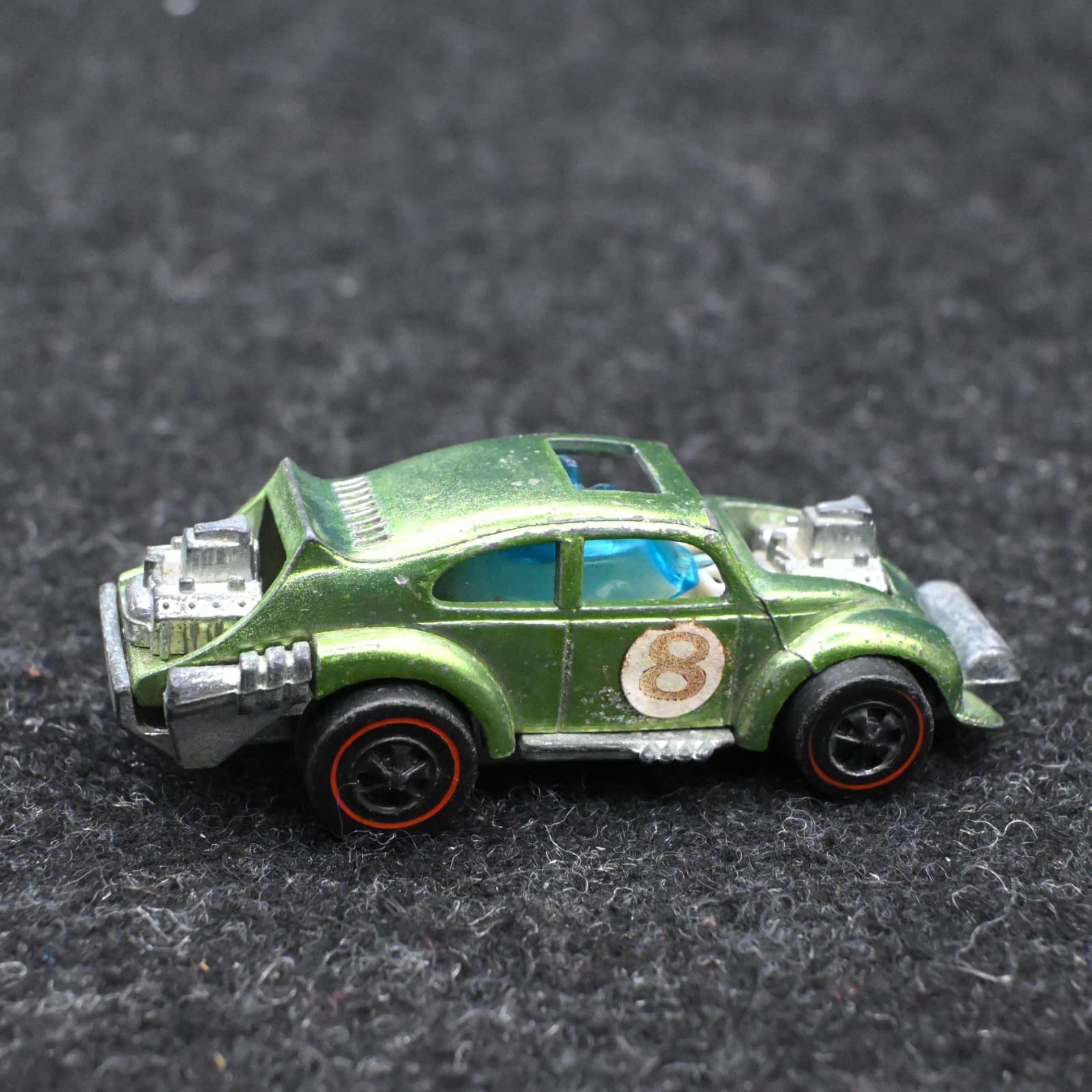 Hot Wheels Redline Evil Weevil Hong Kong 1970 Green - Thumbnail 3
