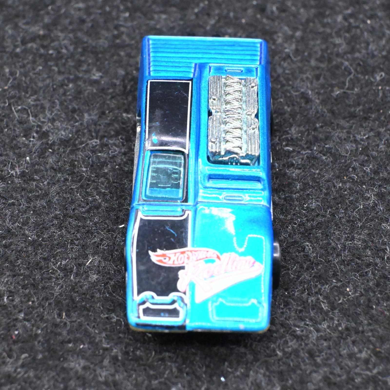 Vintage Hot Wheels Redline Malaysia Side Kick Blue 1970 Car - Thumbnail 5