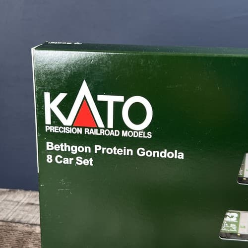 KATO N Scale Bethgon Protein Gondola Car BN #1 8 Car Set #106-4650 - Thumbnail 3