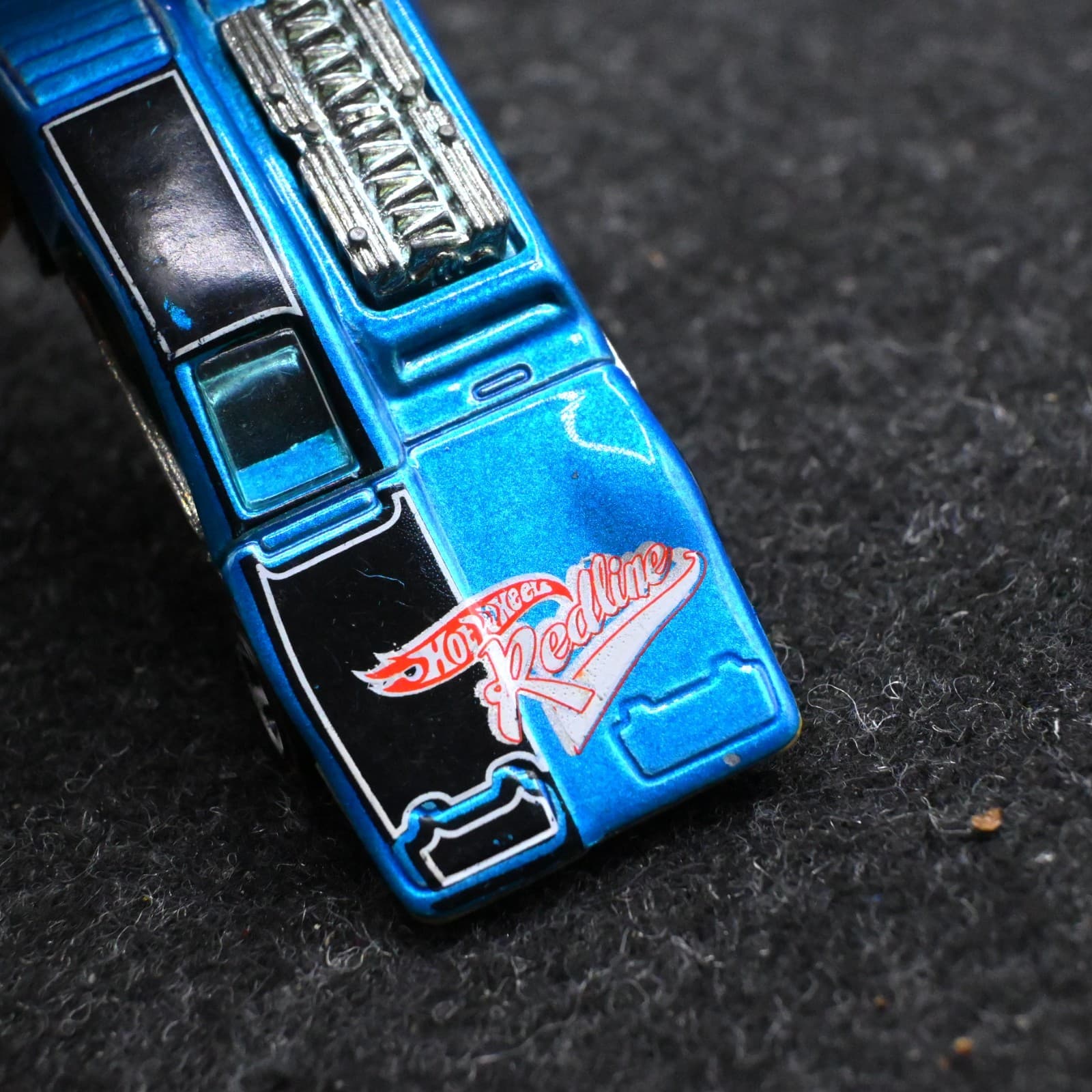 Vintage Hot Wheels Redline Malaysia Side Kick Blue 1970 Car - Thumbnail 9