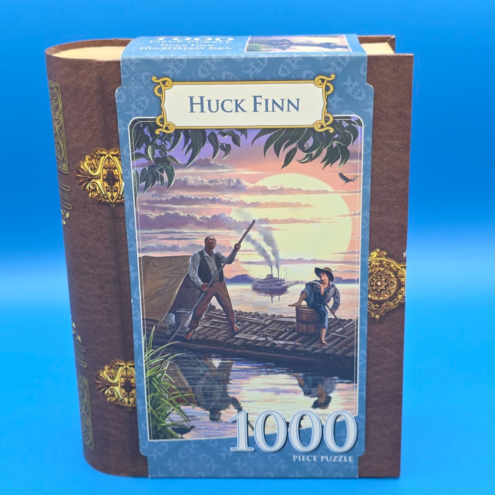 Master Pieces "Huck Finn" 1000 Piece Book Puzzle NEW