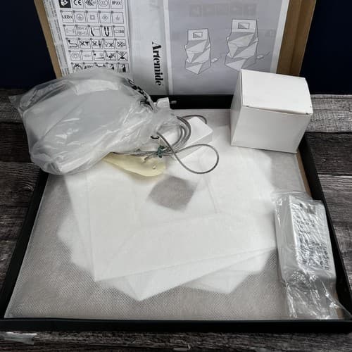 NO BOX Artemide Designed By Issey Miyake Table Lamp Mogura Mini Interior Light - Thumbnail 2