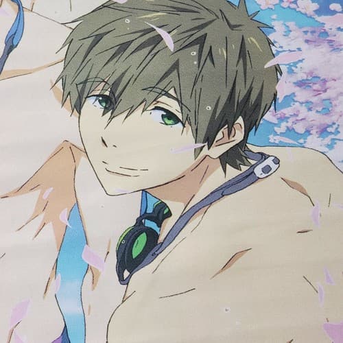 Free! Eternal Summer Big 31"x42" Fabric Scroll Anime FUNIMATION Haruka Rin Ikuya - Thumbnail 8