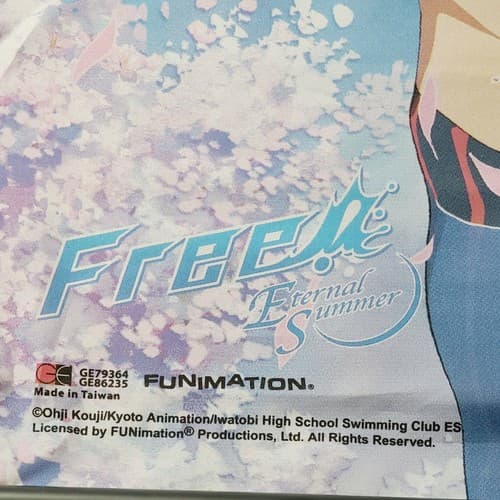 Free! Eternal Summer Big 31"x42" Fabric Scroll Anime FUNIMATION Haruka Rin Ikuya - Thumbnail 3