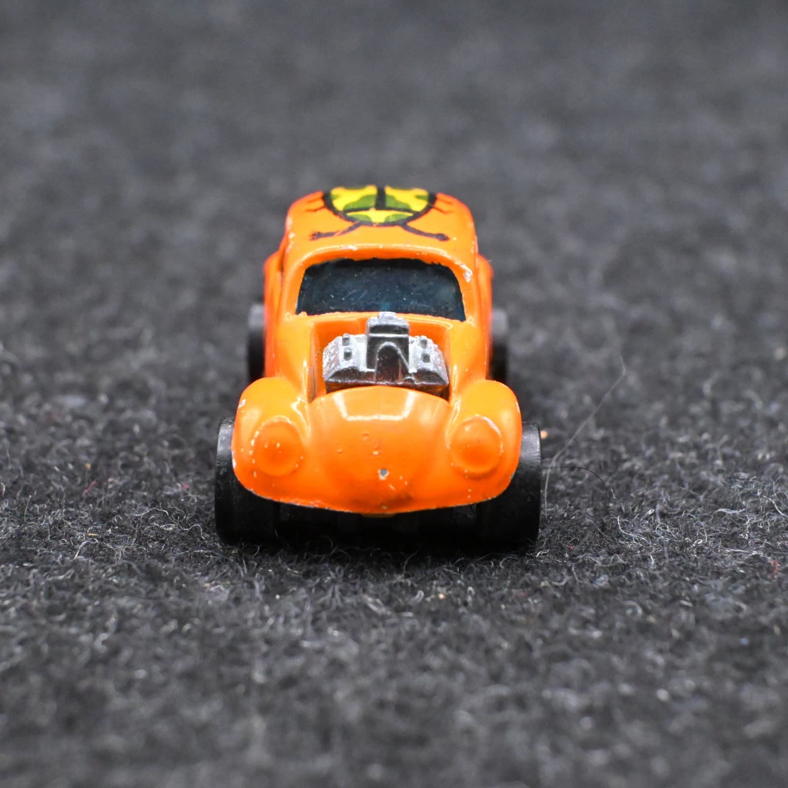 Hot Wheels Redline Wisconsin Toy Company VW Volkswagen Bug Orange Insect Roof - Thumbnail 2