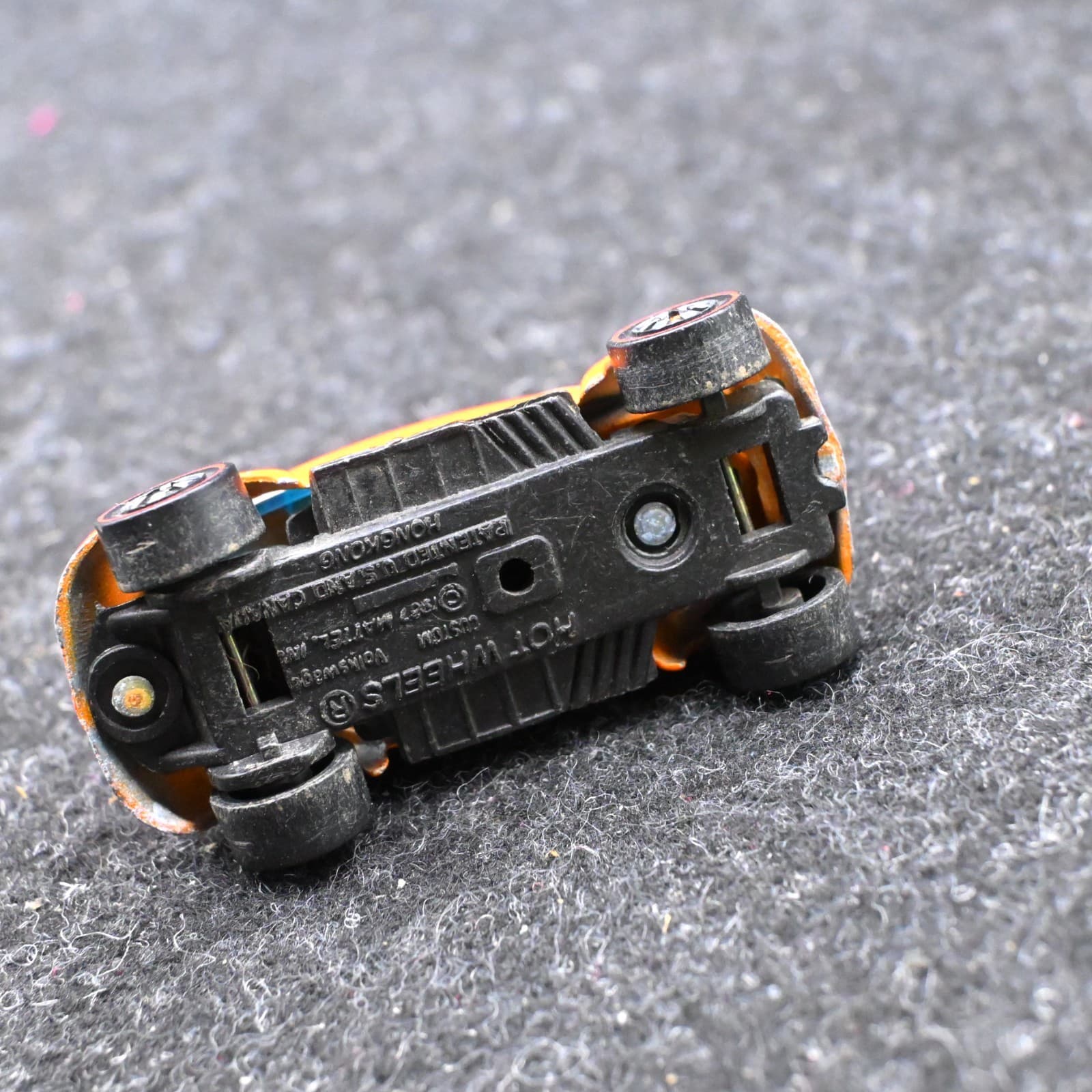 Hot Wheels Redline Wisconsin Toy Company VW Volkswagen Bug Orange Insect Roof - Thumbnail 8