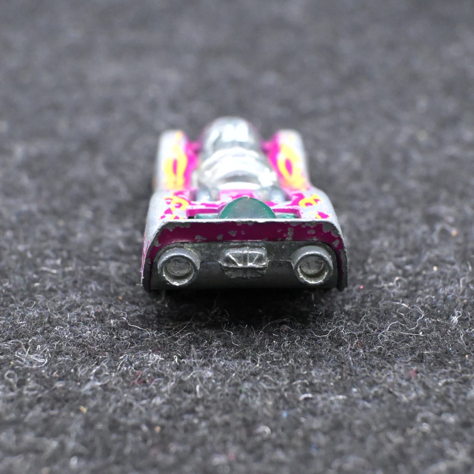 Hot Wheels Redline Jet Threat Car 1970 Plum Made In Hong Kong - Thumbnail 4