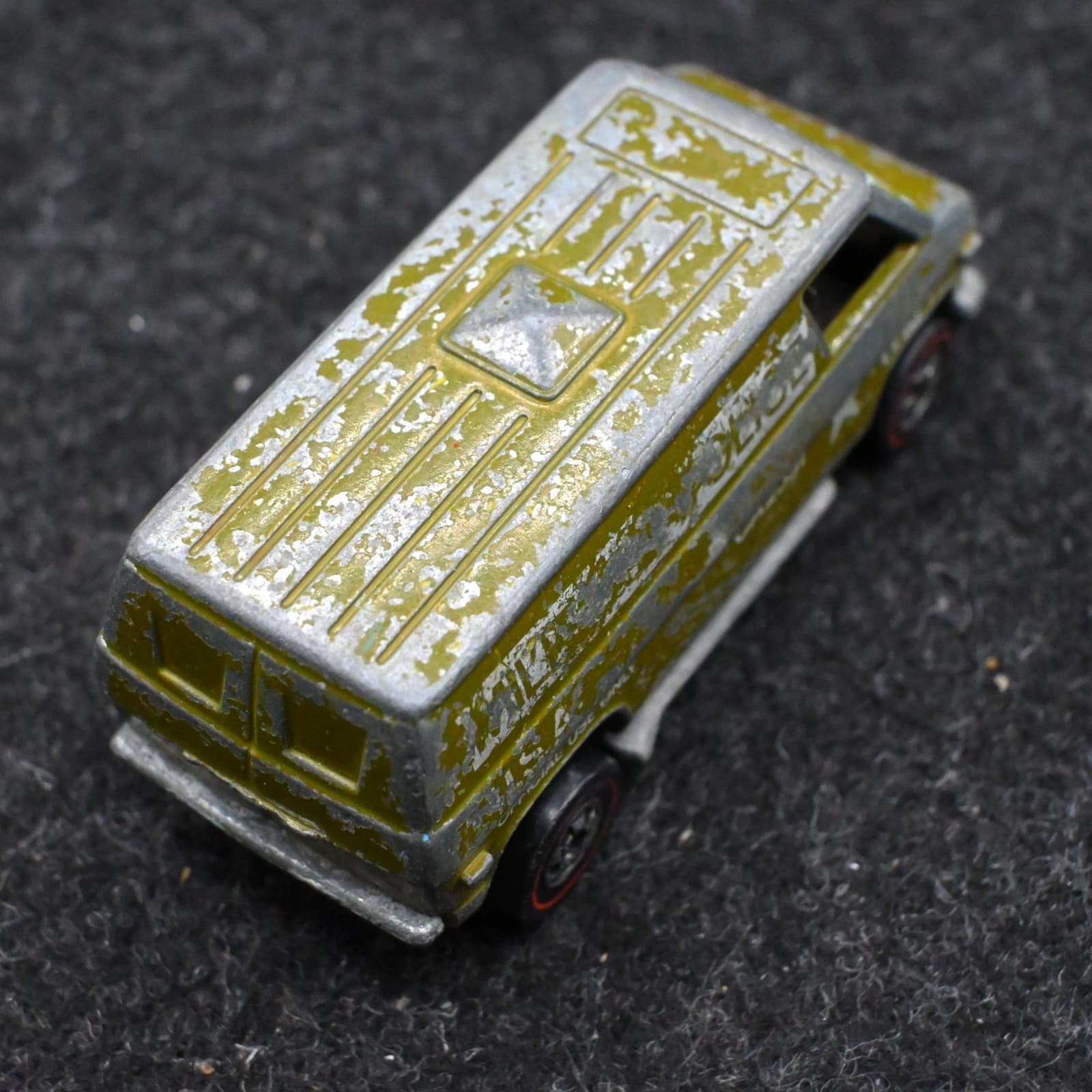 Vintage 1974 Hot Wheels Flying Colors Diecast Military Police Redline Super Van - Thumbnail 5